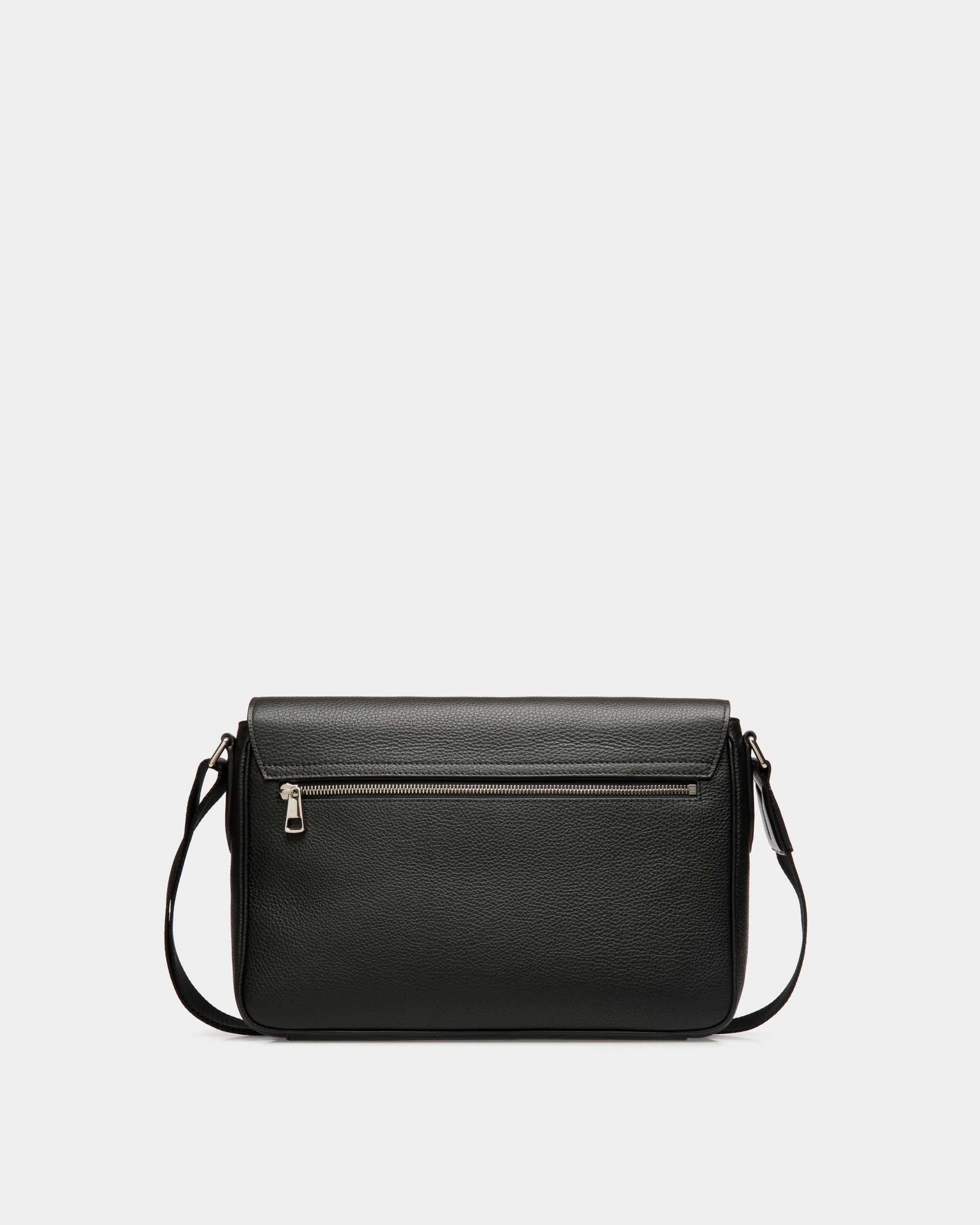 Shoulder Bag In Black Leather - Herren - Bally - 02
