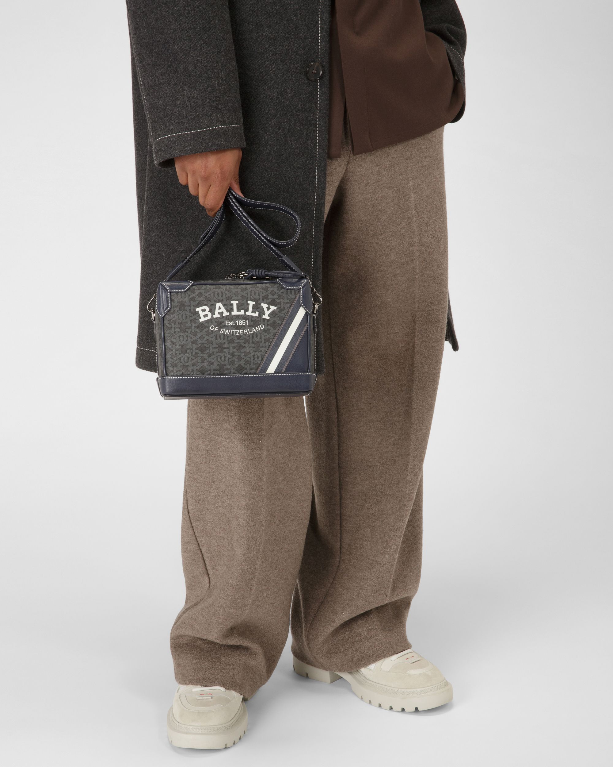 Casteer Sac À Bandoulière En Tpu Gris - Homme - Bally - 02