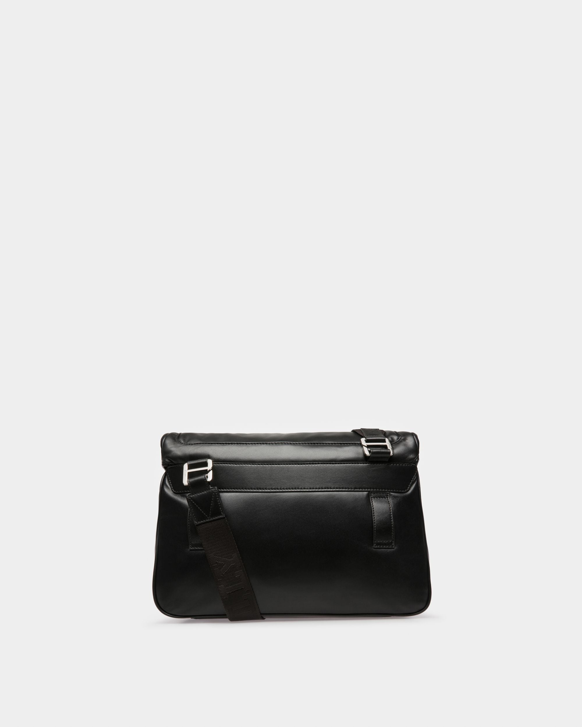 Adil Sac Messager En Cuir Noir - Homme - Bally - 03