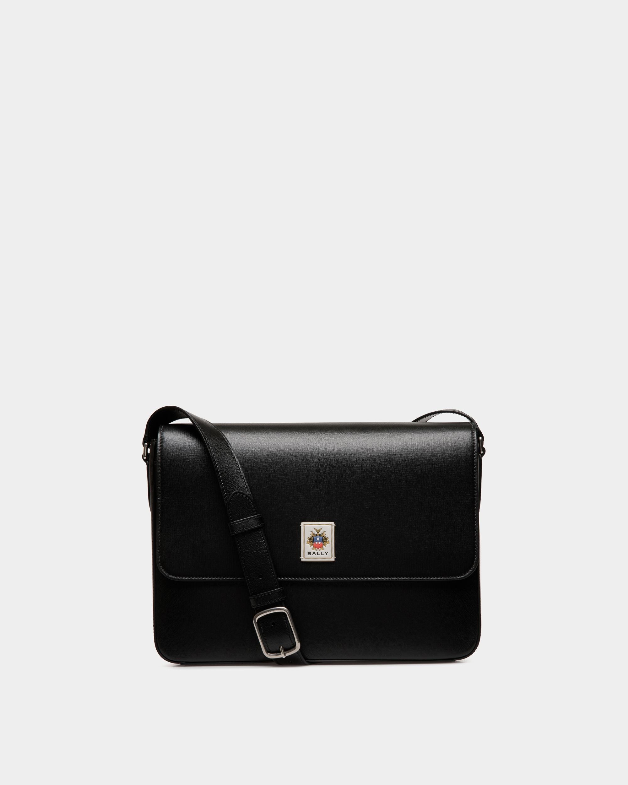 Easy Bally Messenger Bag In Black Leather - Men's - Bally - 01