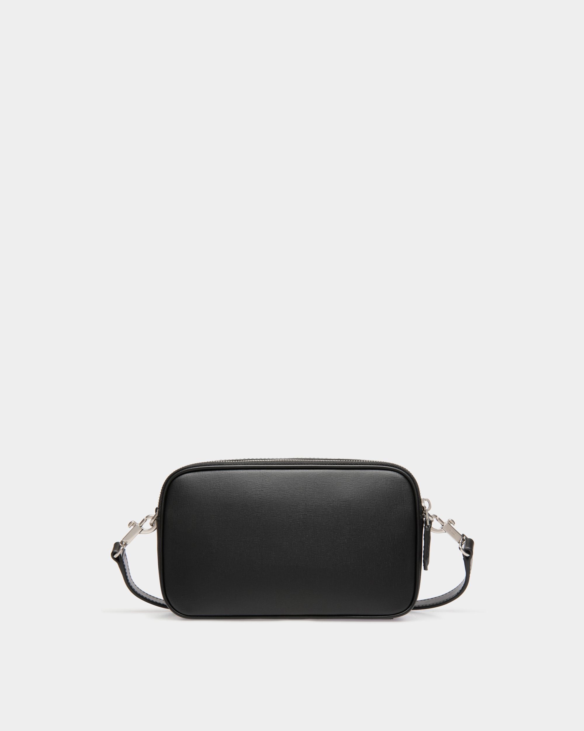 Sac À Bandoulière Mythos En Cuir Recyclé Noir - Homme - Bally - 02