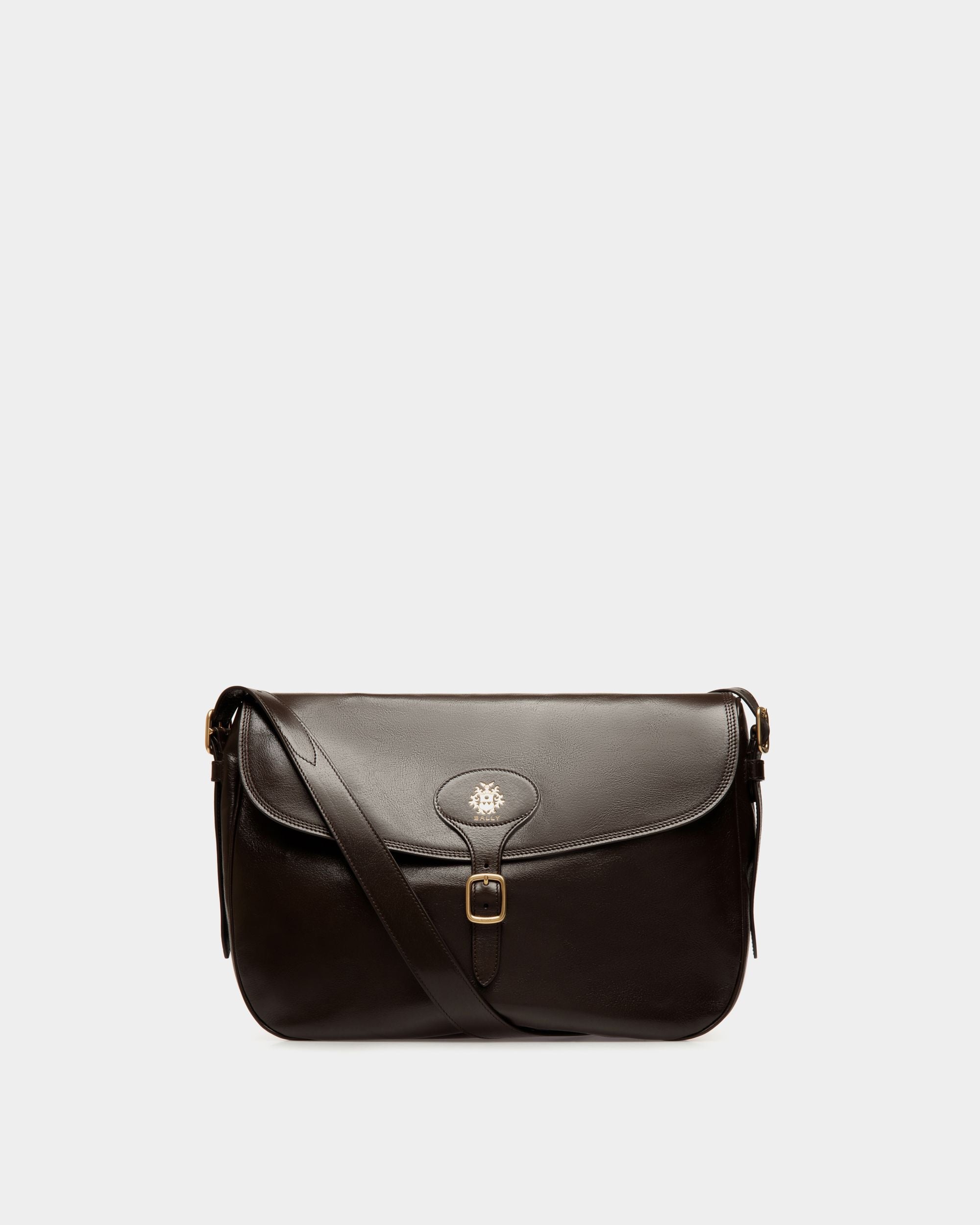 Beckett Umhängetasche Aus Leder In Ebenholzschwarz - Herren - Bally - 01