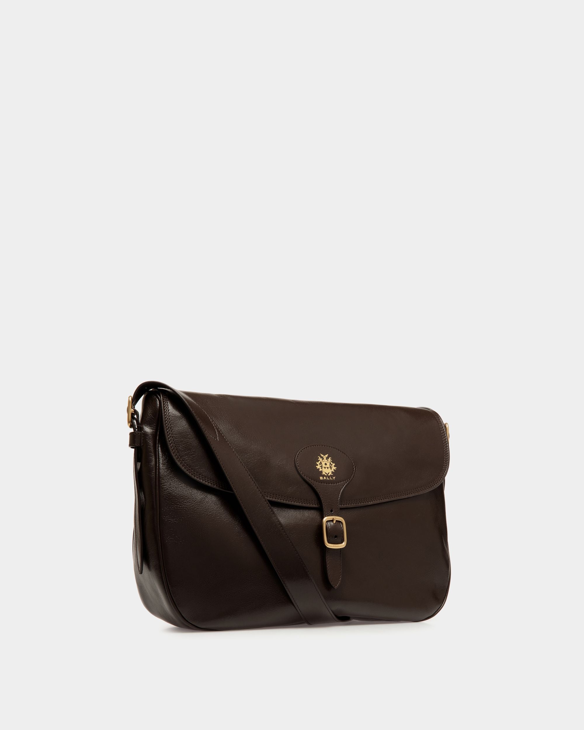 Beckett Umhängetasche Aus Leder In Ebenholzschwarz - Herren - Bally - 04