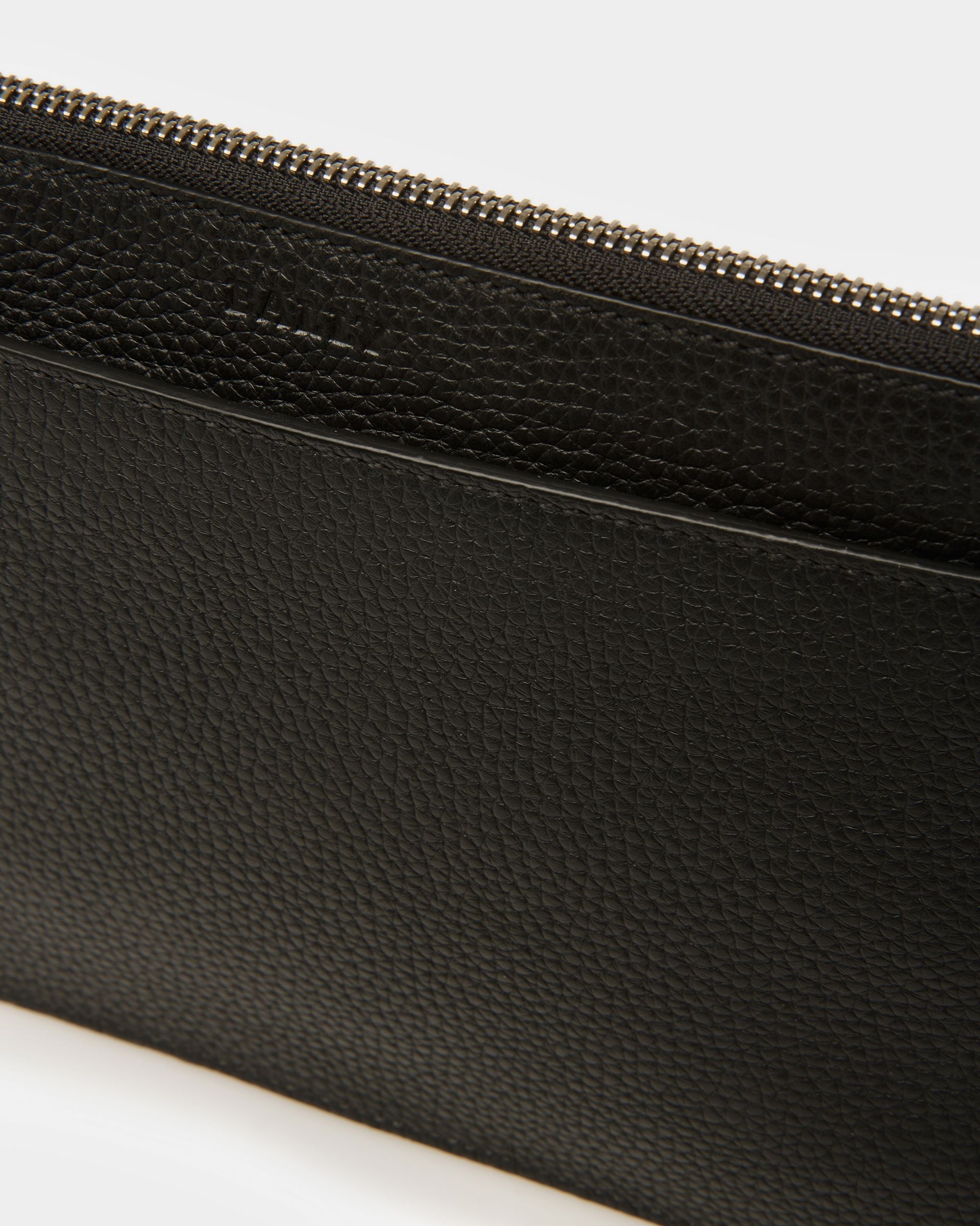 Havid Leder-Tragetasche In Schwarz Und Palladium - Herren - Bally - 08