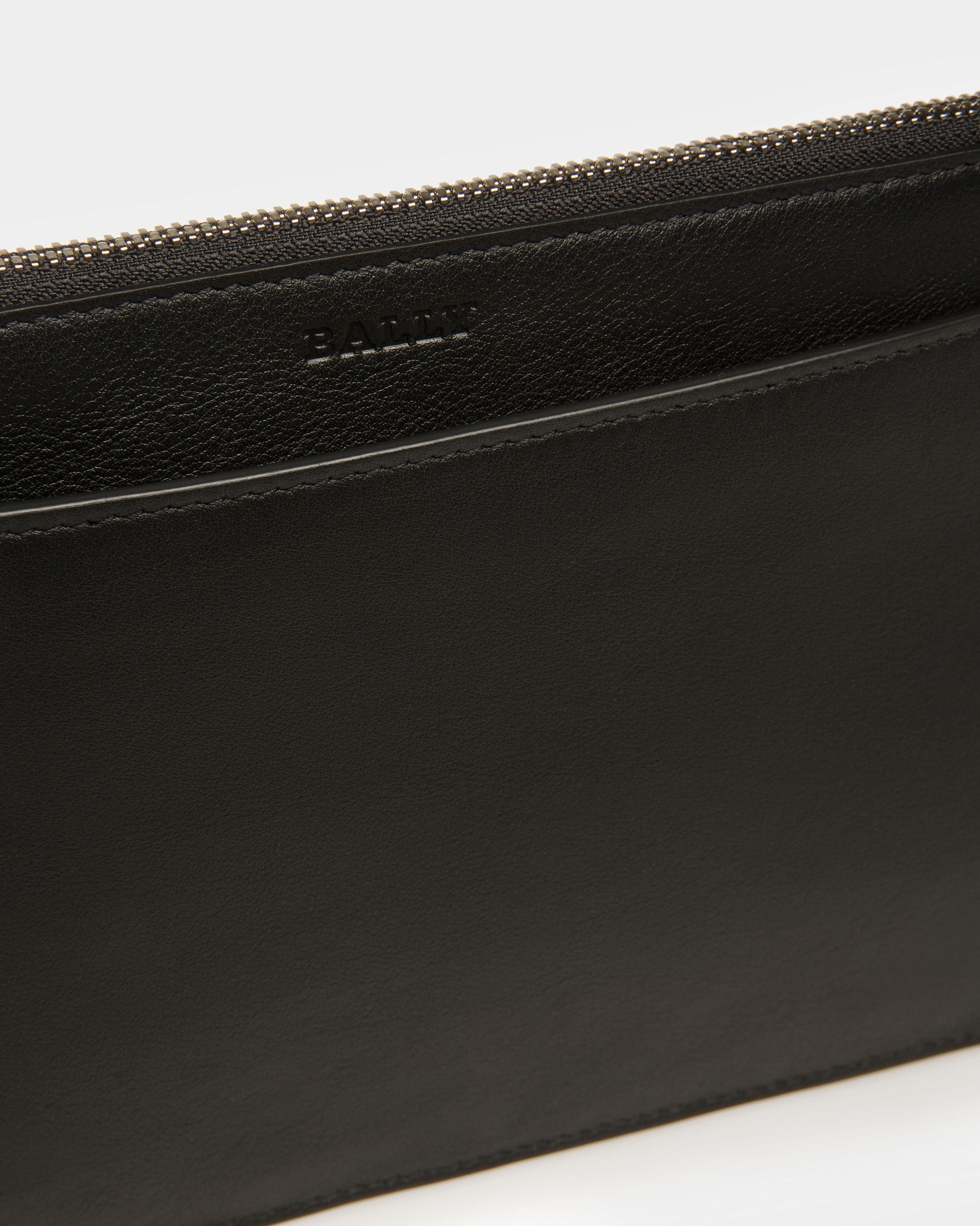 Havid Leder-Tragetasche In Schwarz Und Palladium - Herren - Bally - 10
