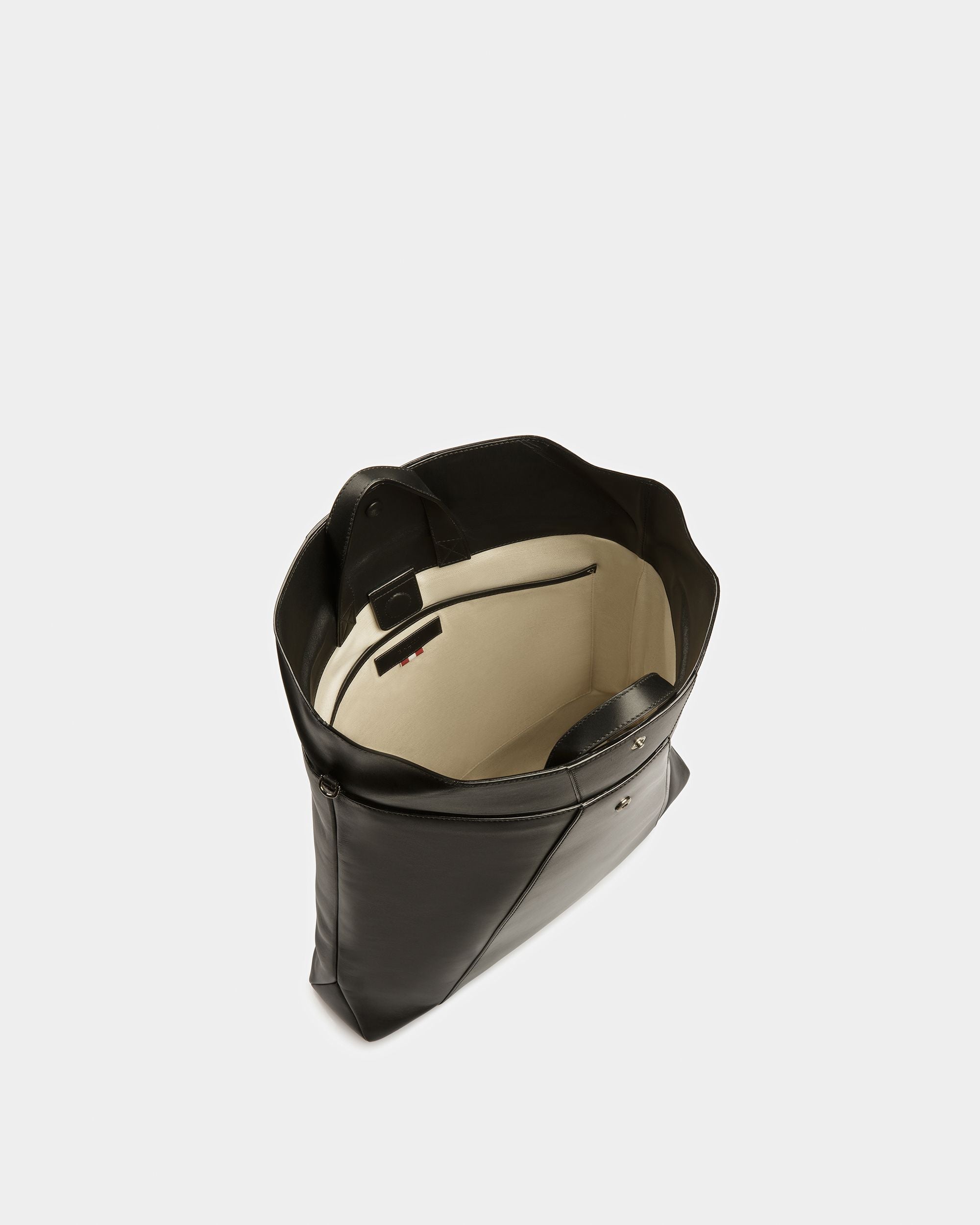 Ashy Tragetasche Aus Leder In Schwarz - Herren - Bally - 04