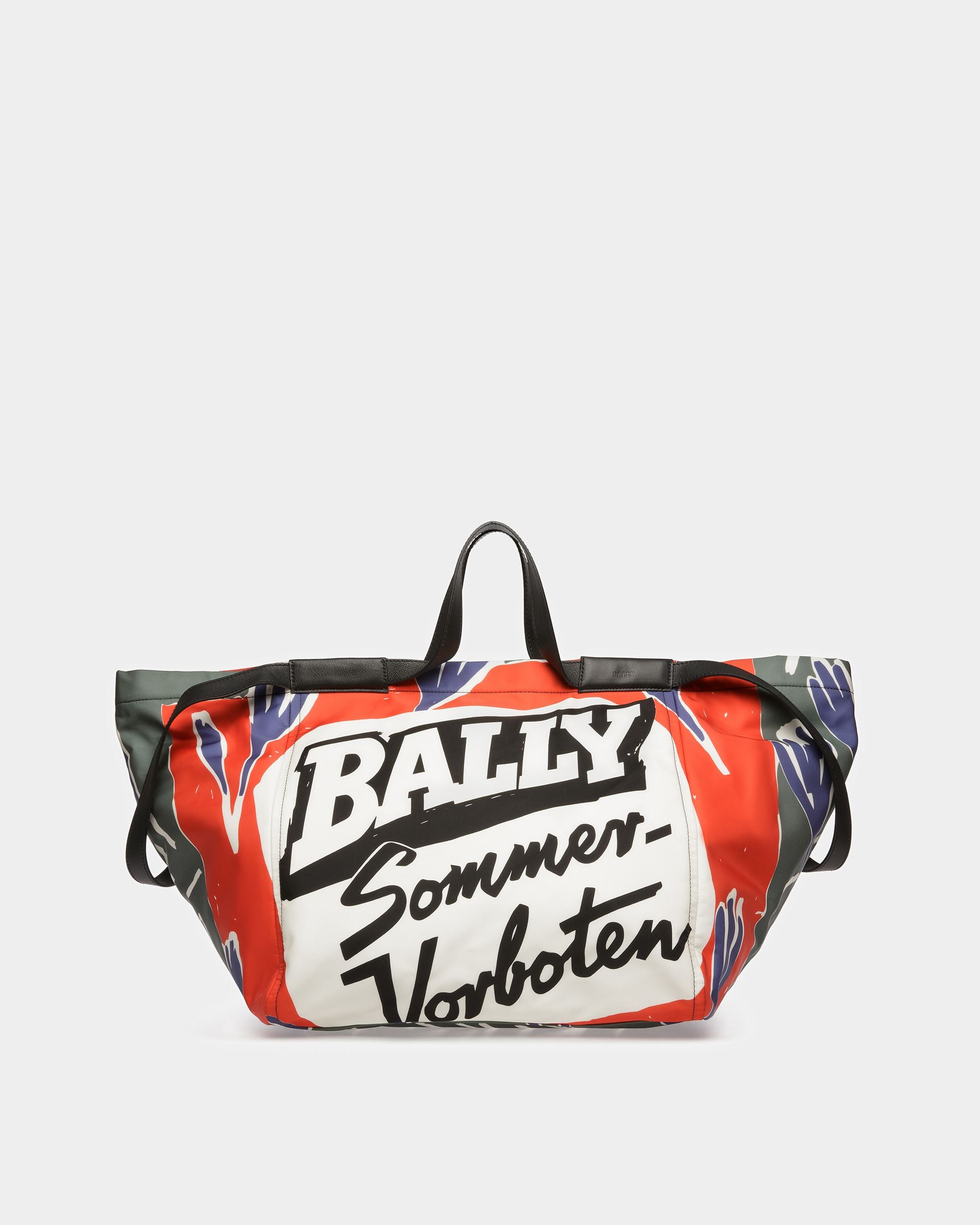 Billboard Tragetasche Aus Nylon Und Textil In Salbeigrün - Herren - Bally - 01