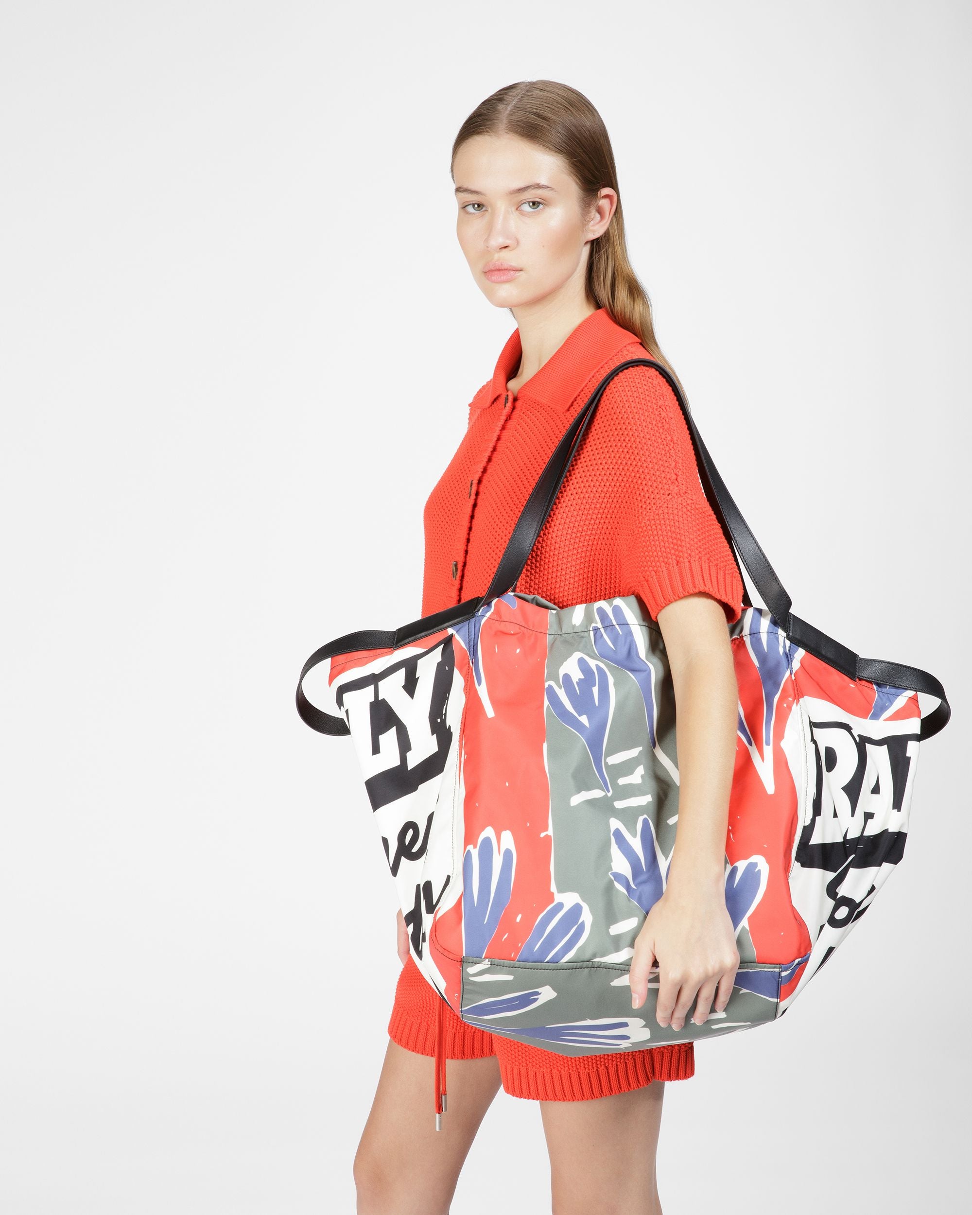 Billboard Tragetasche Aus Nylon Und Textil In Salbeigrün - Herren - Bally - 02