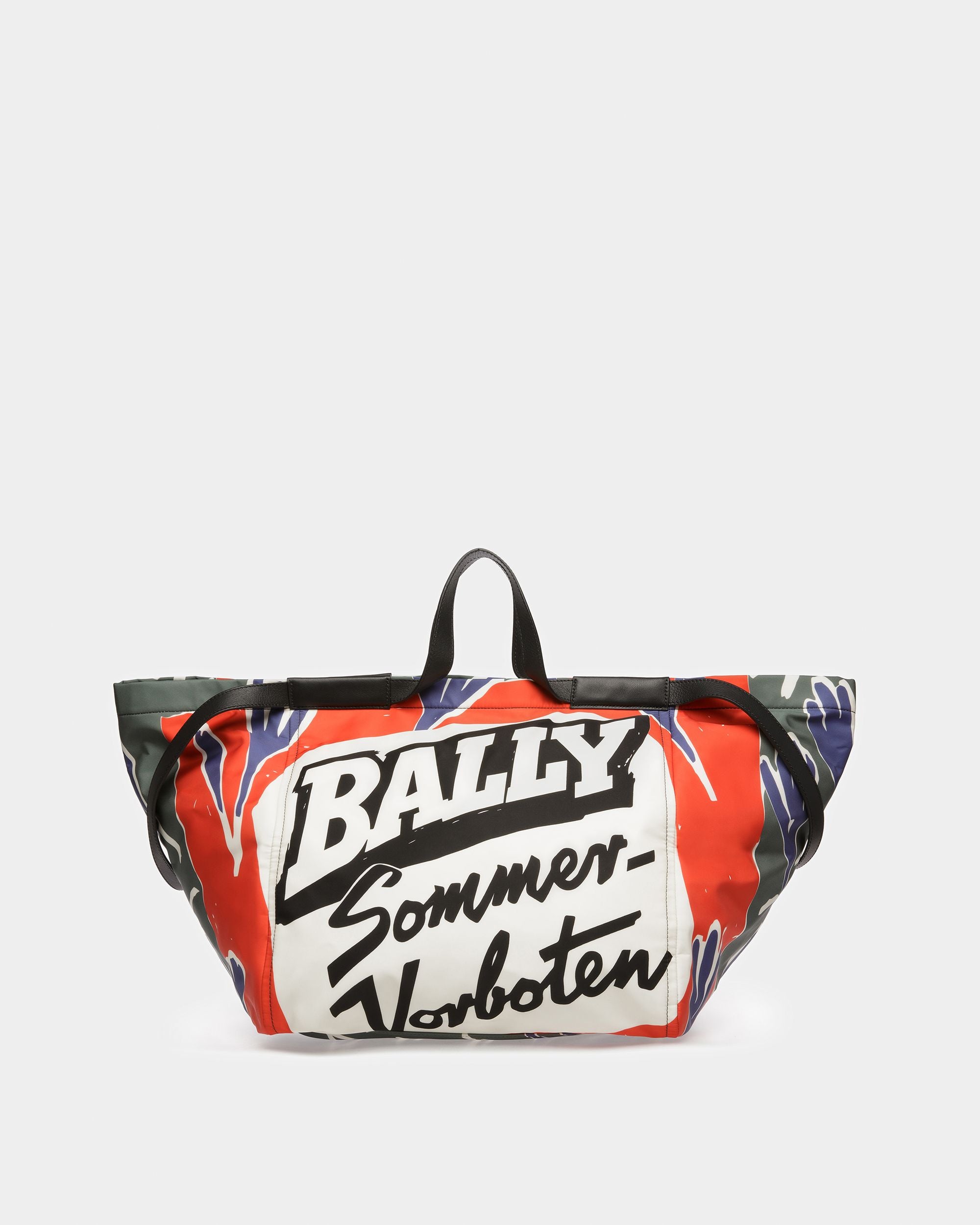 Billboard Tragetasche Aus Nylon Und Textil In Salbeigrün - Herren - Bally - 04