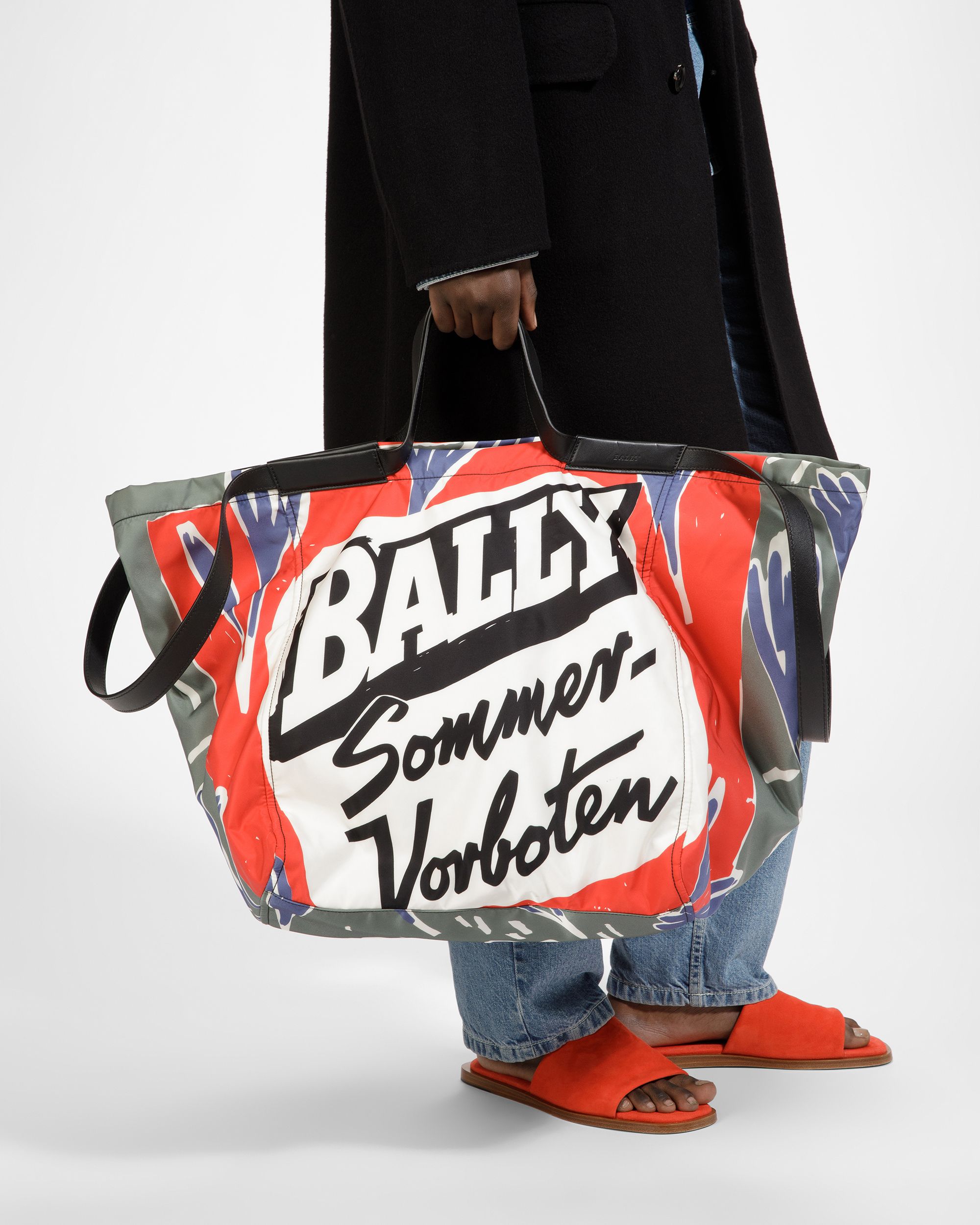 Billboard Tragetasche Aus Nylon Und Textil In Salbeigrün - Herren - Bally - 10