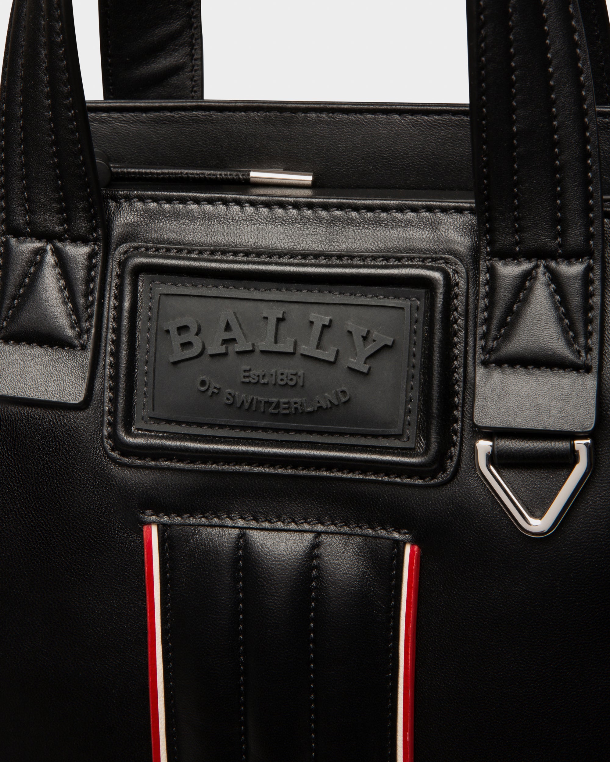 Arienn Cabas En Cuir Noir - Homme - Bally - 05