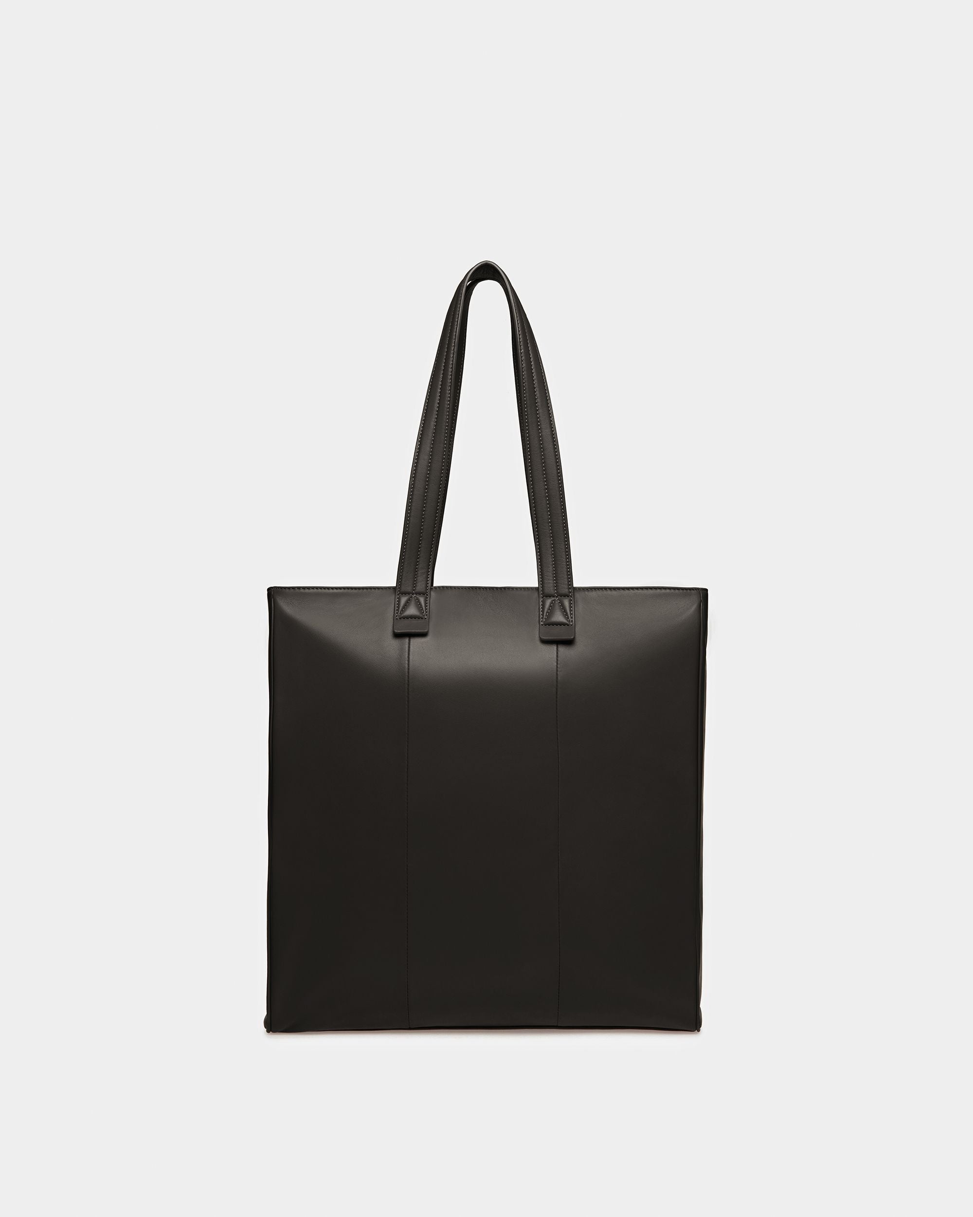 Arienn Leather Tote In Black - Men's - Bally - 03