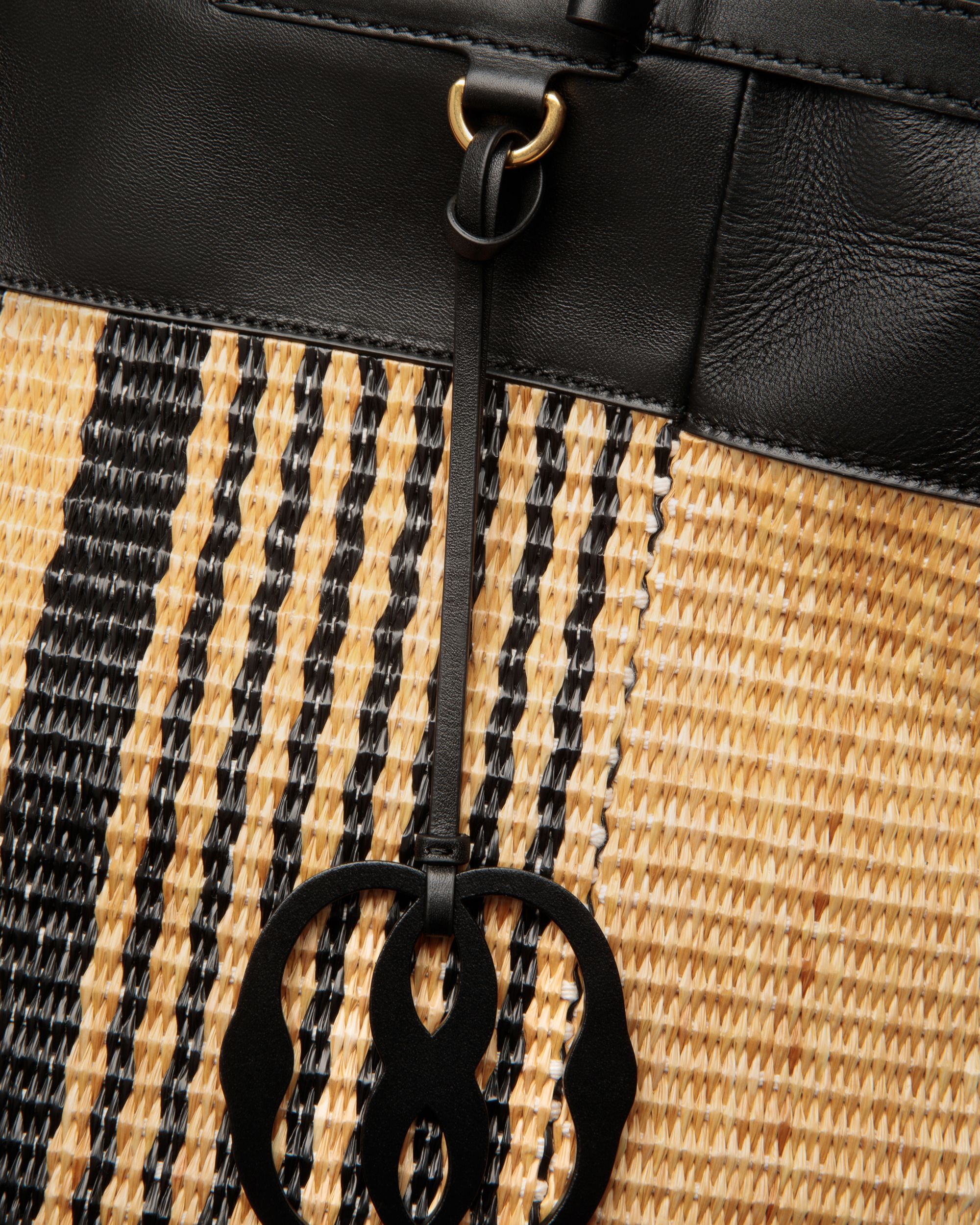 Cabas Billboard En Tissu Naturel Et Noir - Homme - Bally - 05