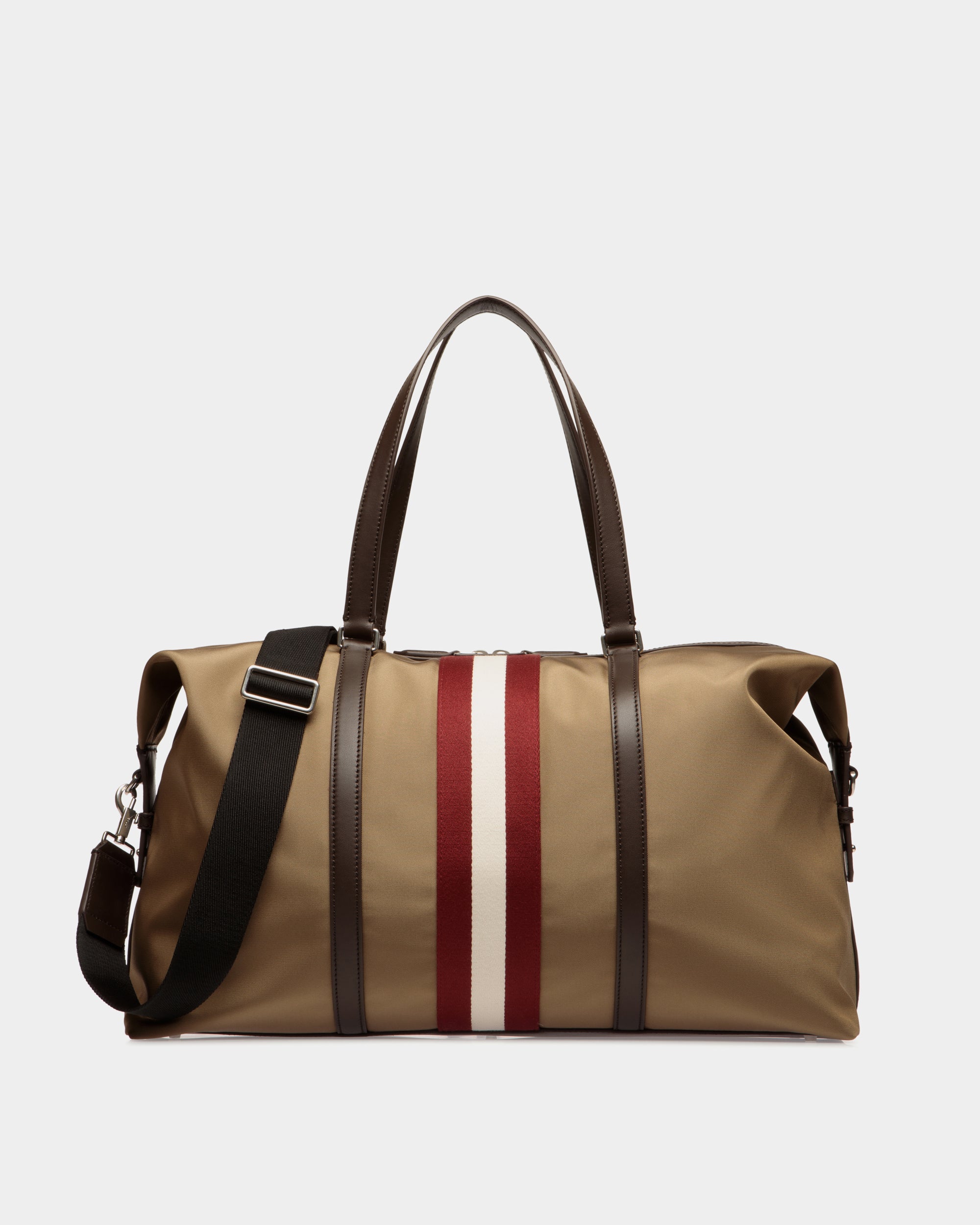 Code Weekender in Camel Nylon - Men's - Bally - 01