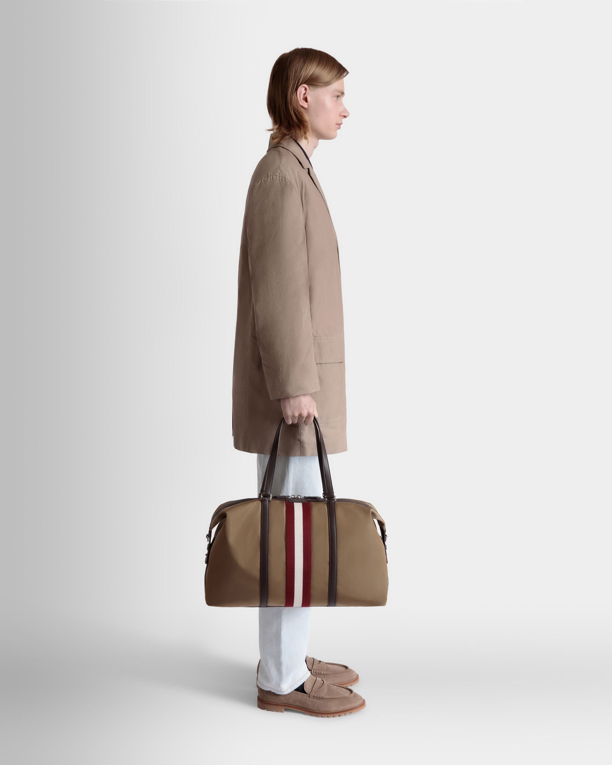 Code Reisetasche Aus Nylon In Camel - Herren - Bally - 02