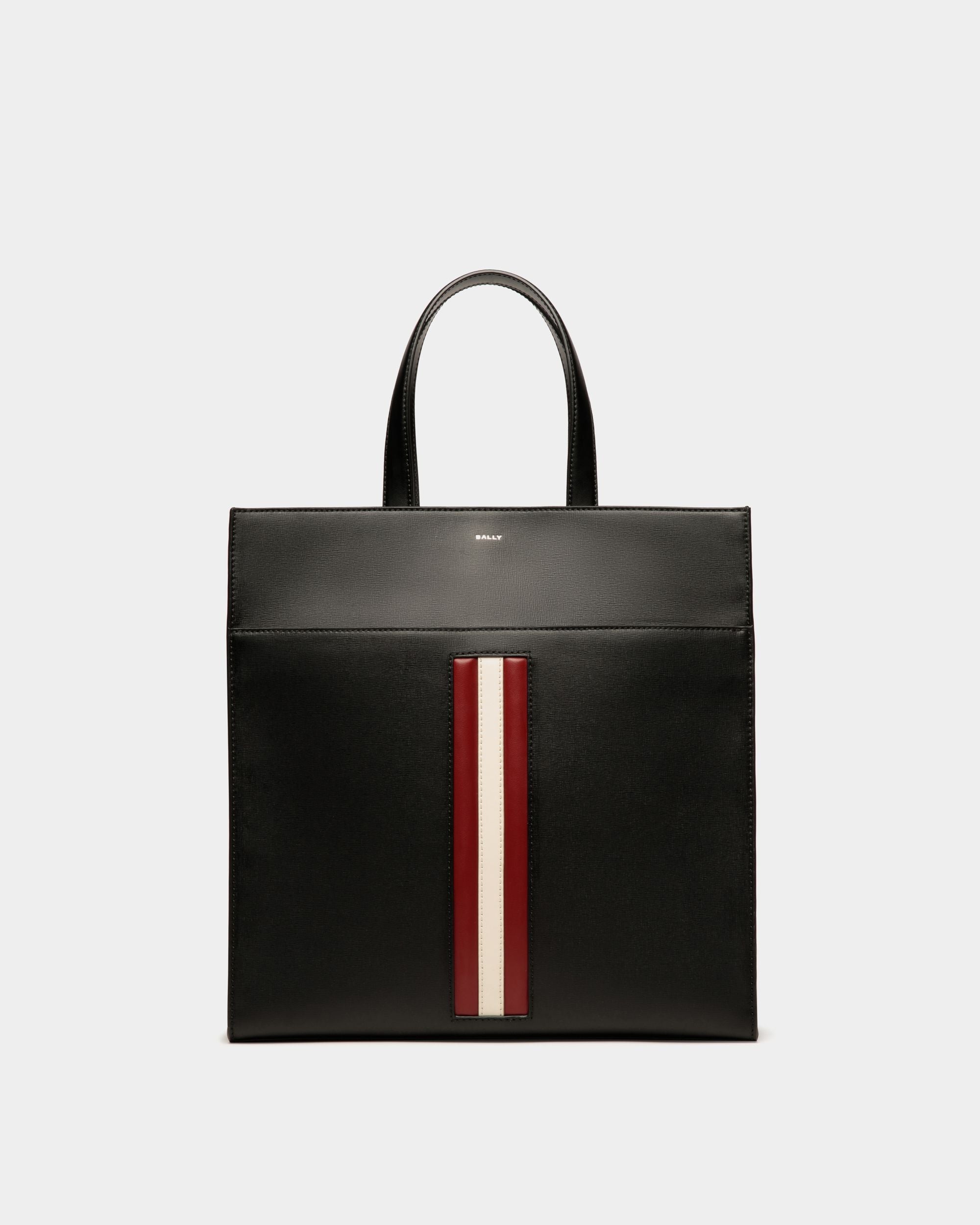 Cabas Mythos En Cuir Recyclé Noir - Homme - Bally - 01
