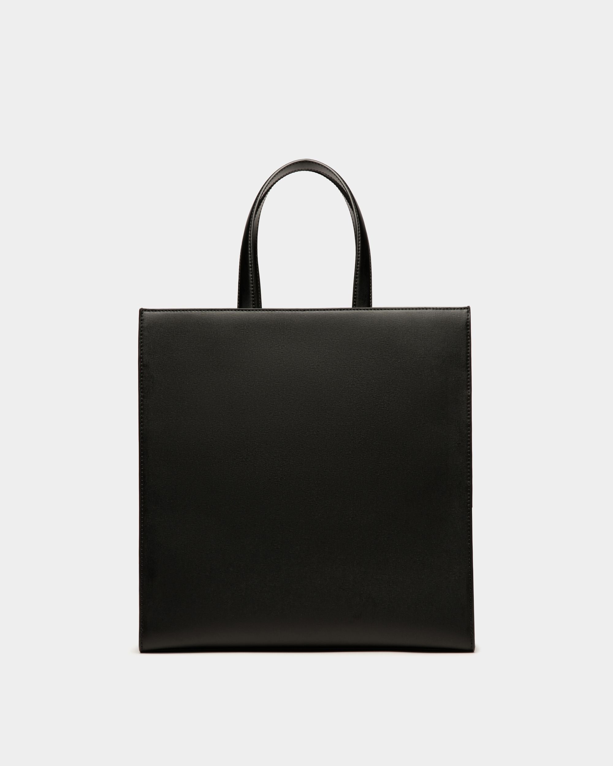 Cabas Mythos En Cuir Recyclé Noir - Homme - Bally - 02