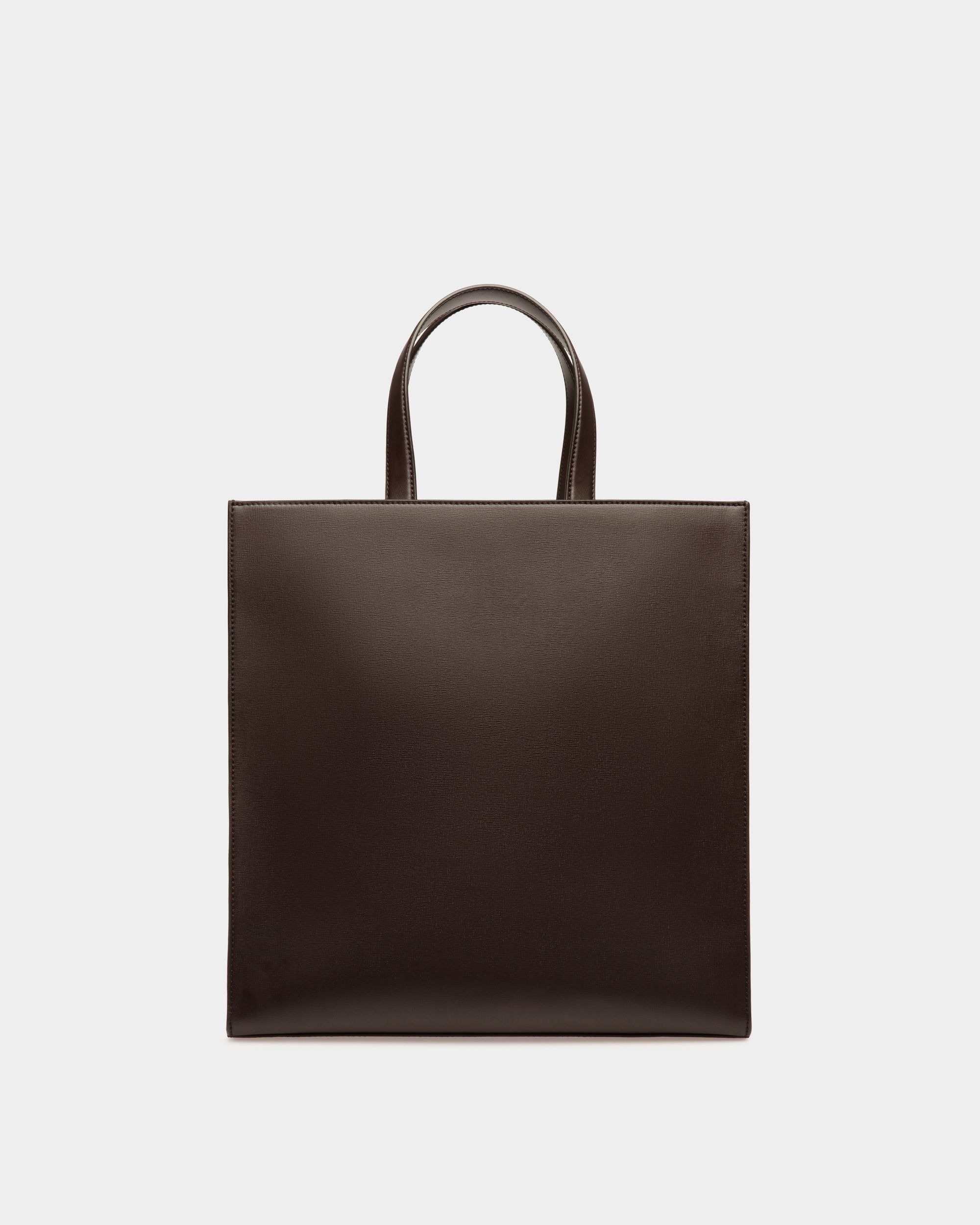 Bolso Tote Mythos De Piel Reciclada Ébano - Hombre - Bally - 03
