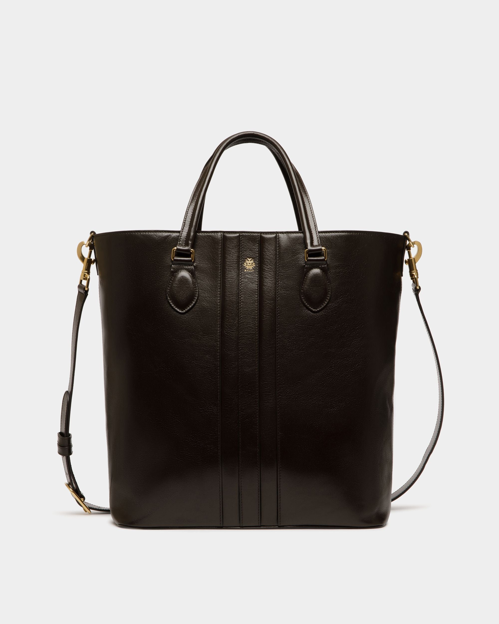 Sac Cabas Beckett En Cuir Ebano - Homme - Bally - 01