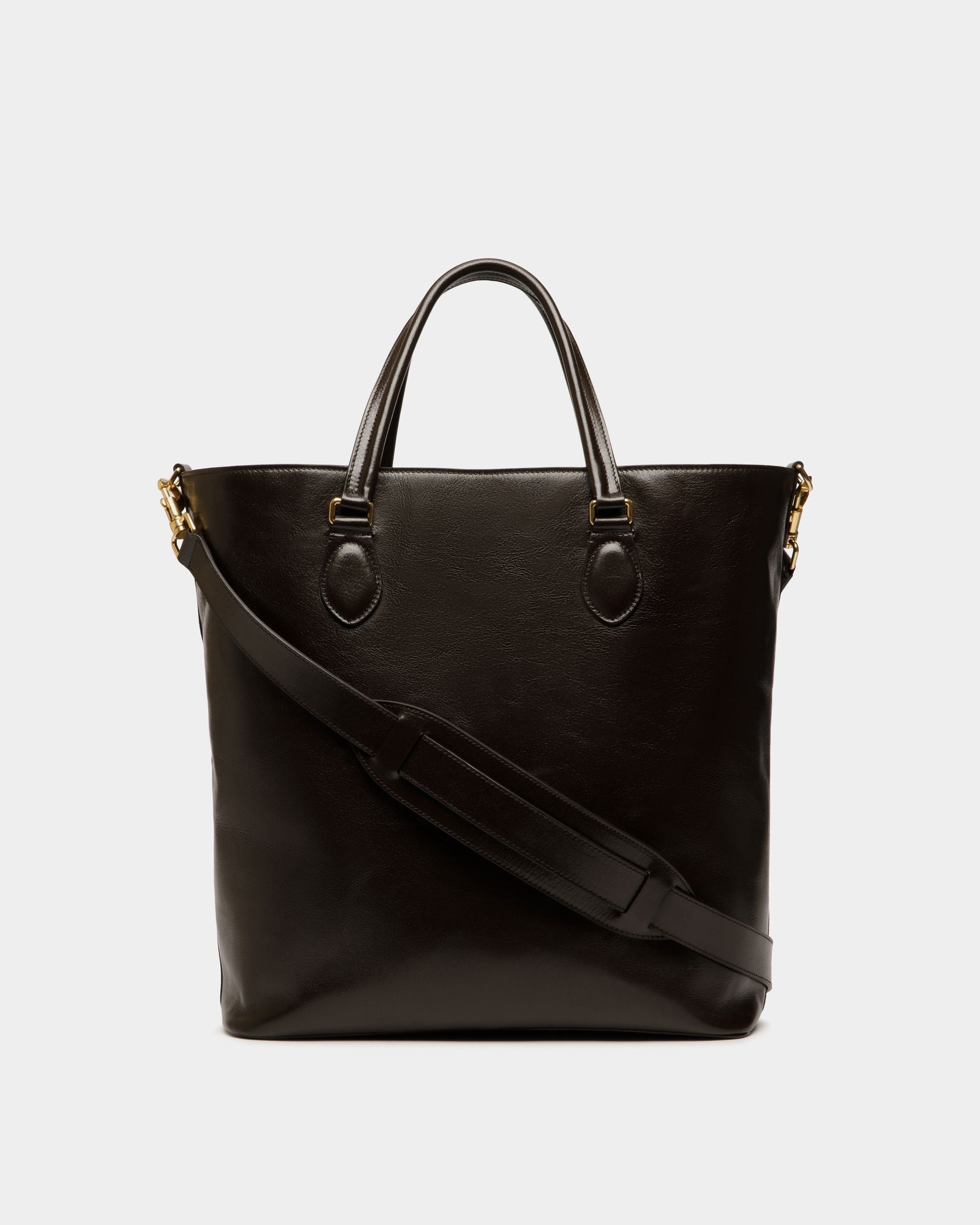 Sac Cabas Beckett En Cuir Ebano - Homme - Bally - 03