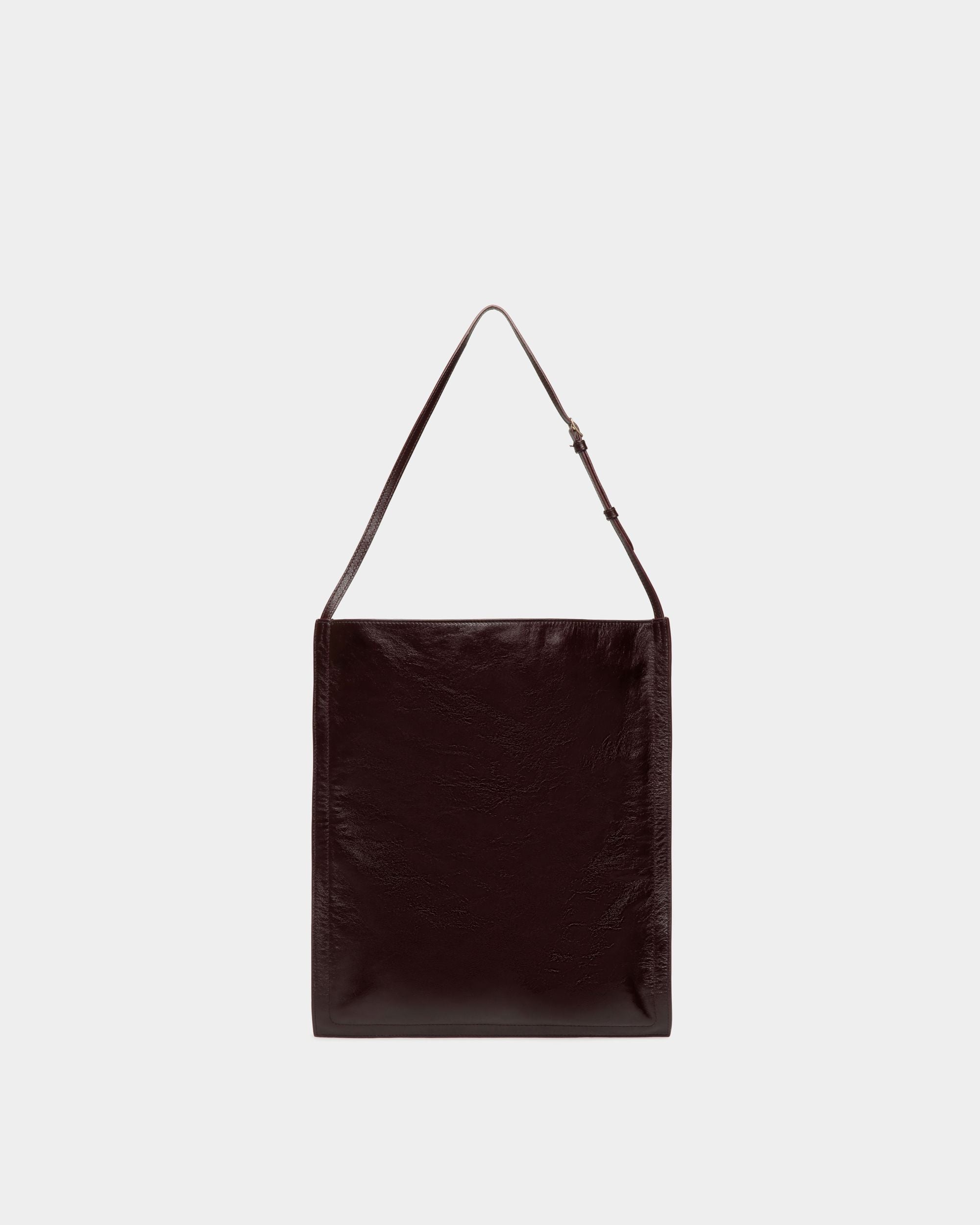 Sac Cabas Beckett En Cuir Deep Burgundy - Homme - Bally - 03