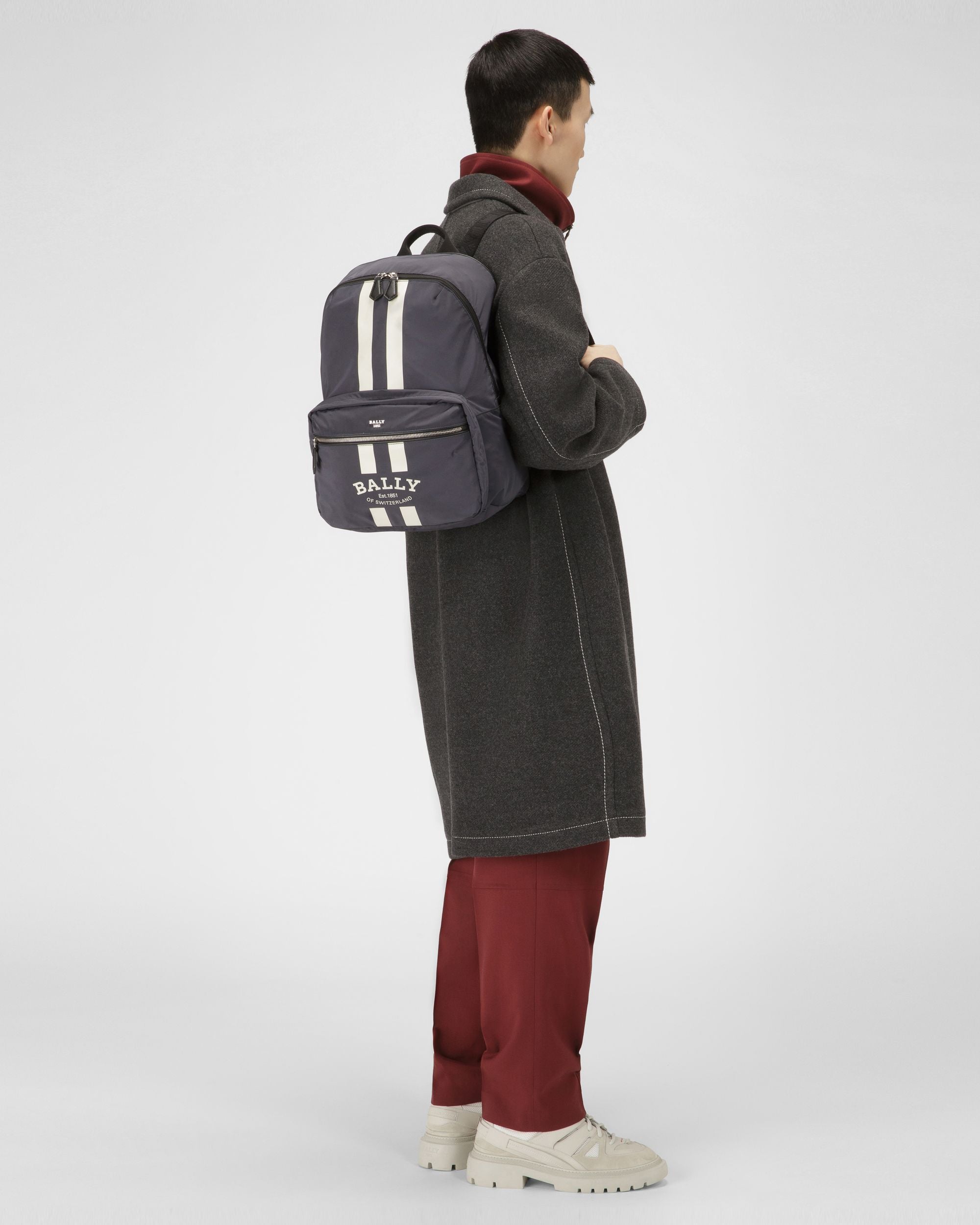 Fixie Rucksack Aus Marineblauem Nylon - Herren - Bally - 02
