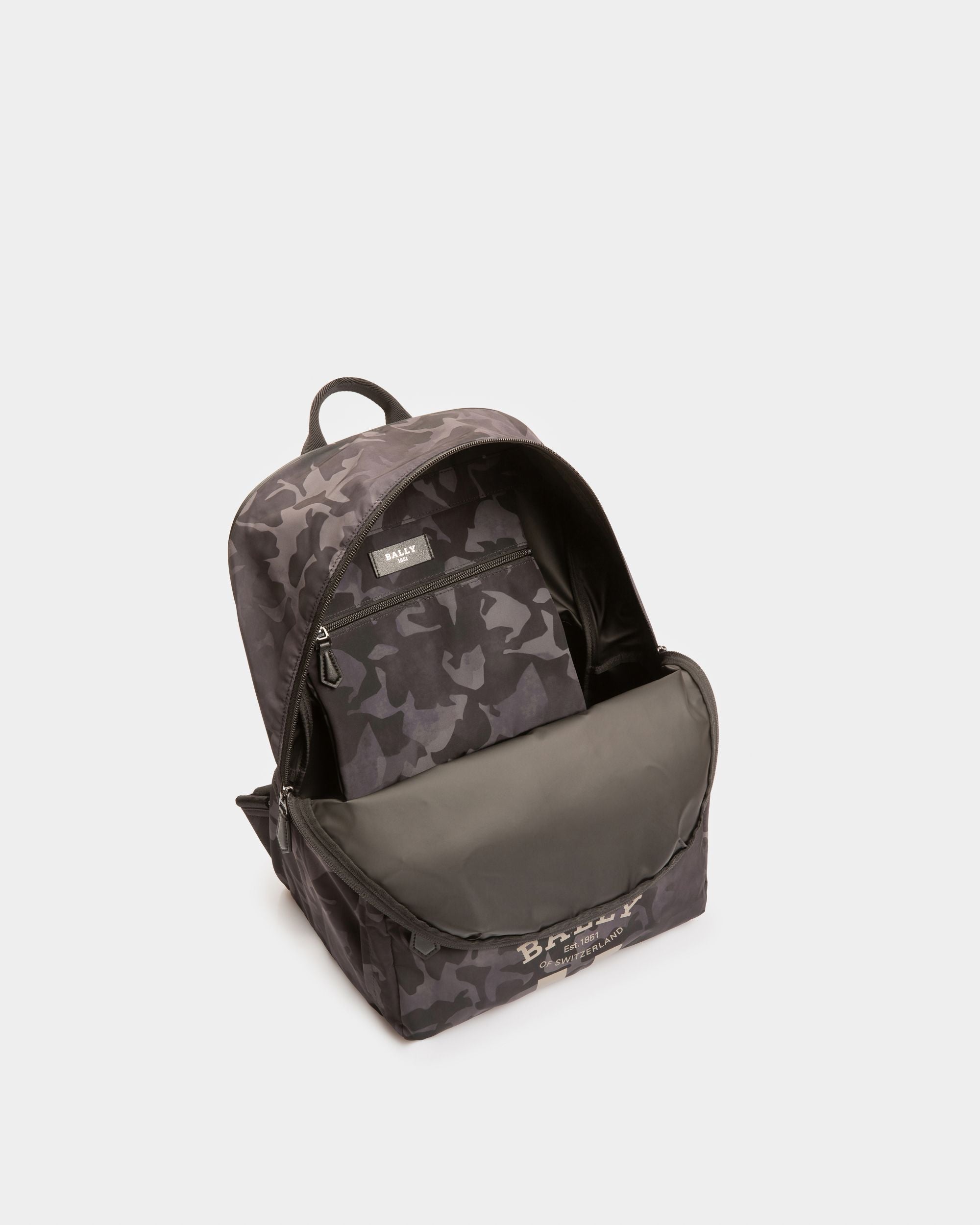 Fixie Rucksack Aus Schwarzem Nylon - Herren - Bally - 04