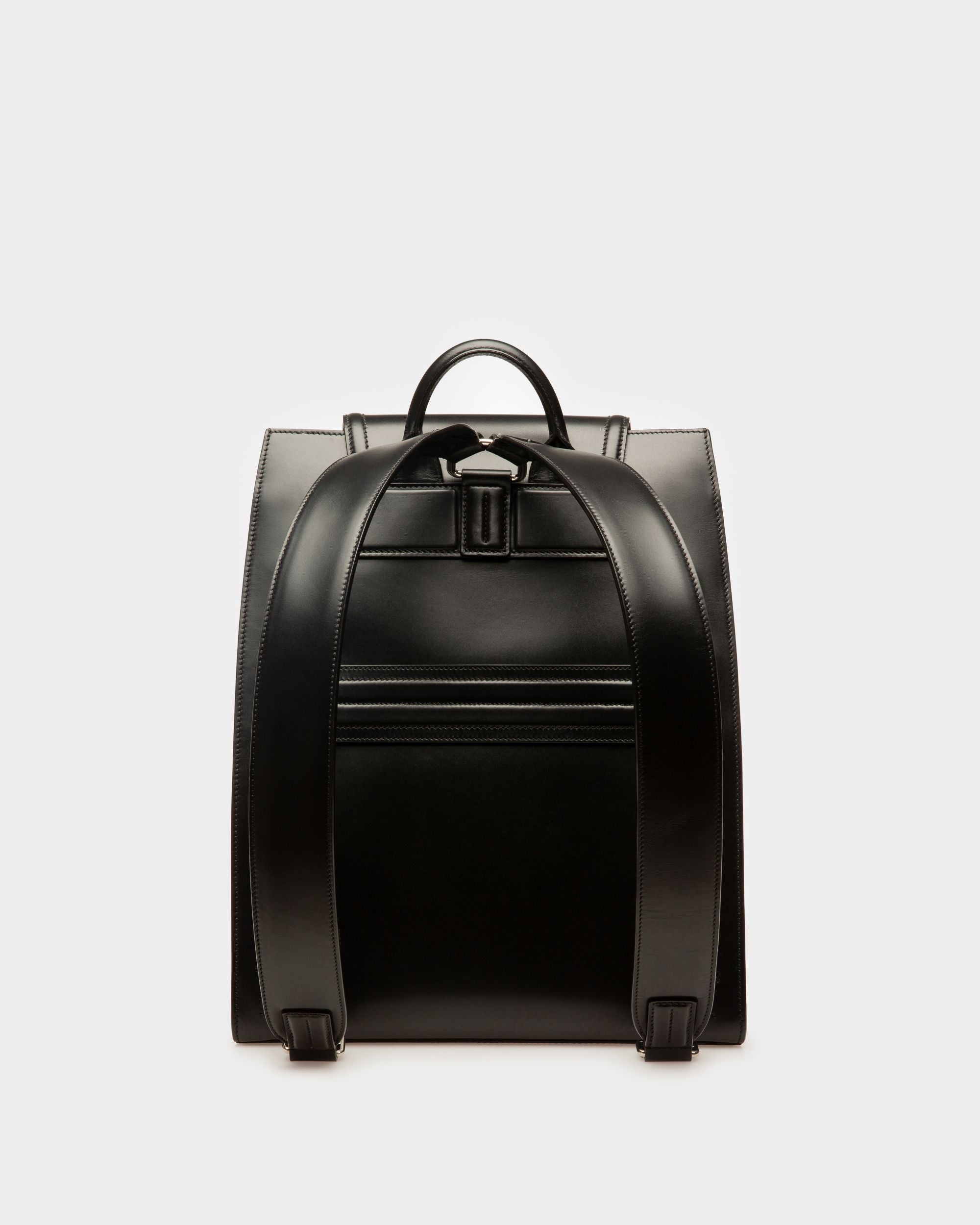 Shonny Sac À Dos En Cuir Noir - Homme - Bally - 02