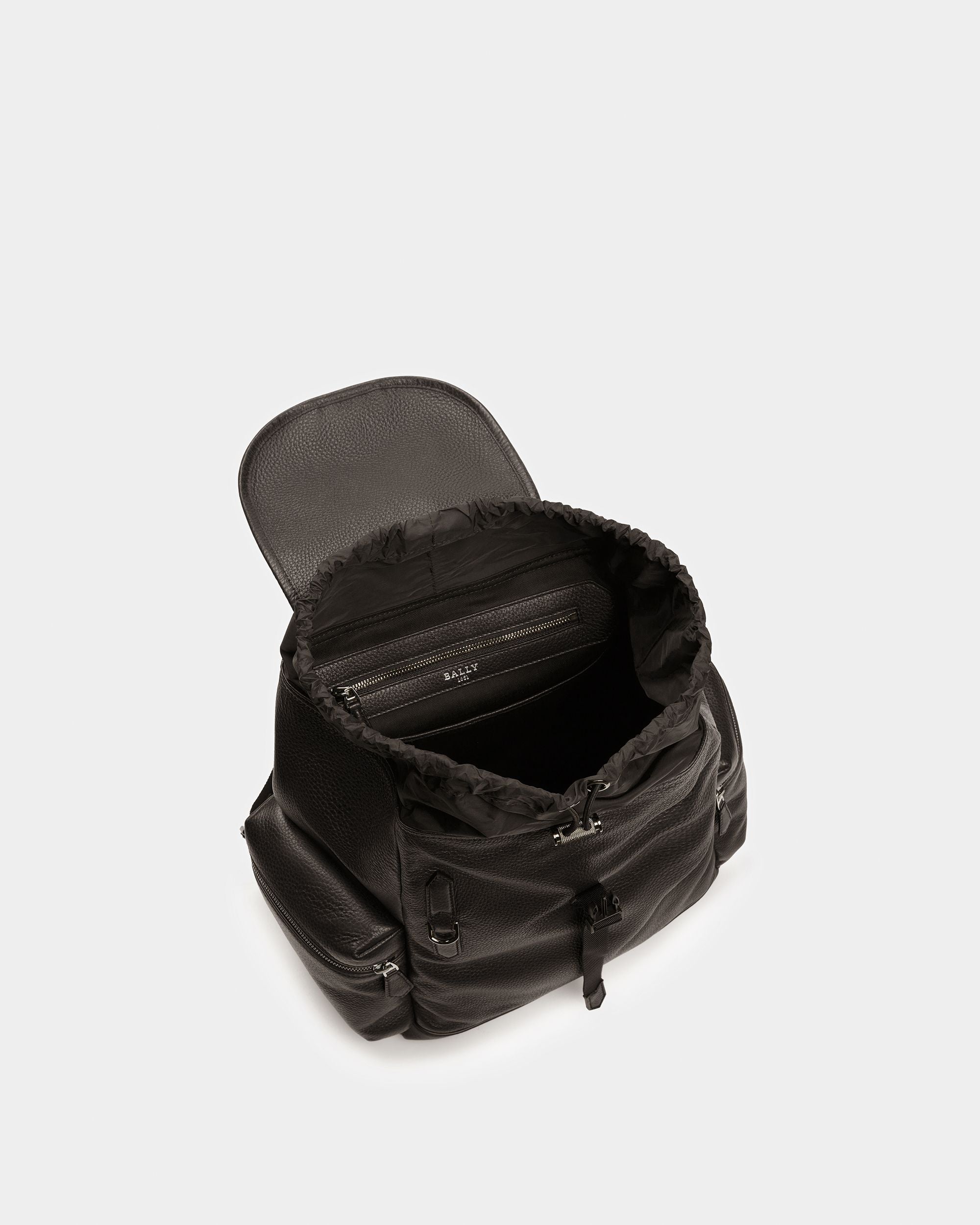 Cliford Lederrucksack In Schwarz - Herren - Bally - 04