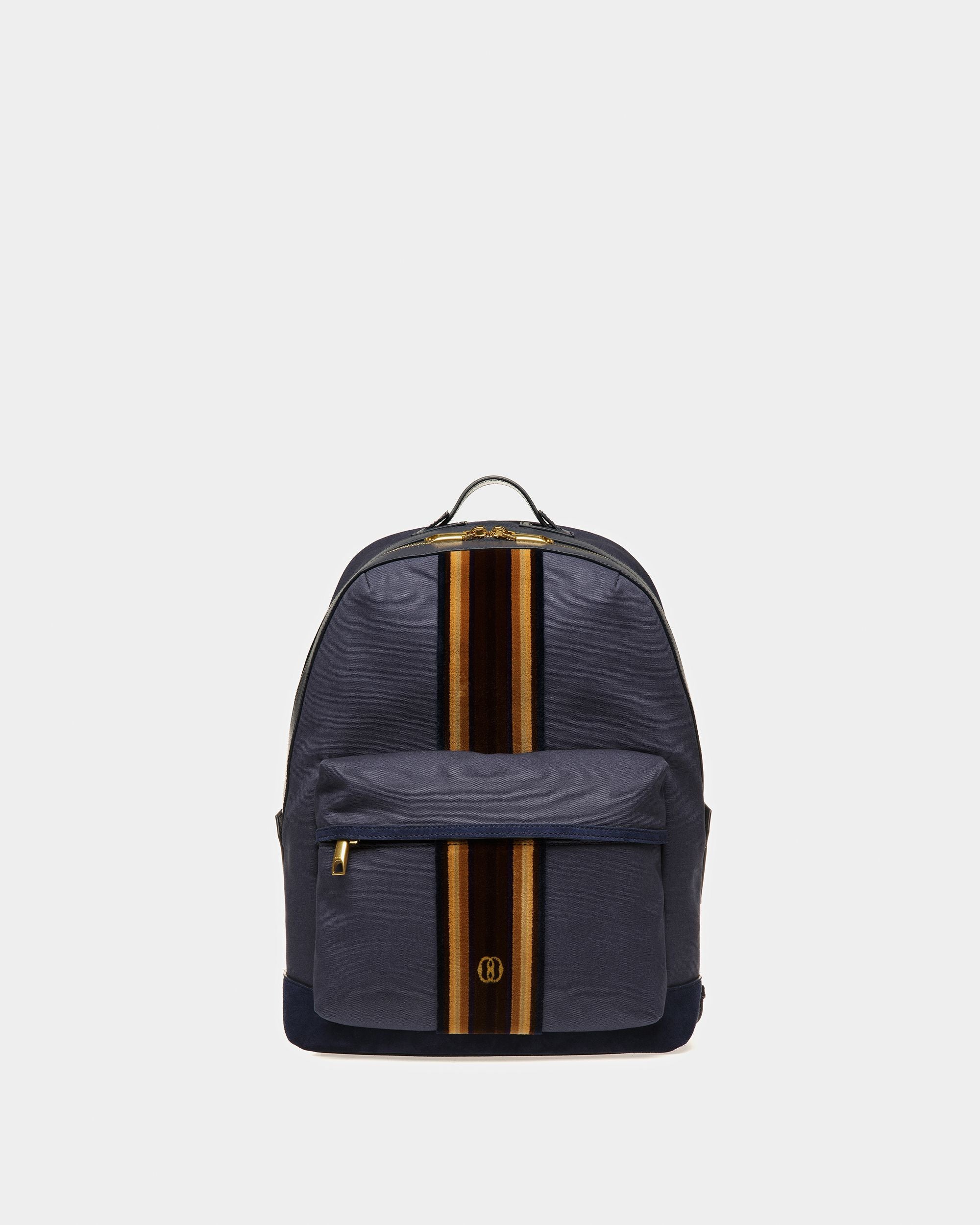 Gare Rucksack Aus marineblauem Stoff - Herren - Bally - 01