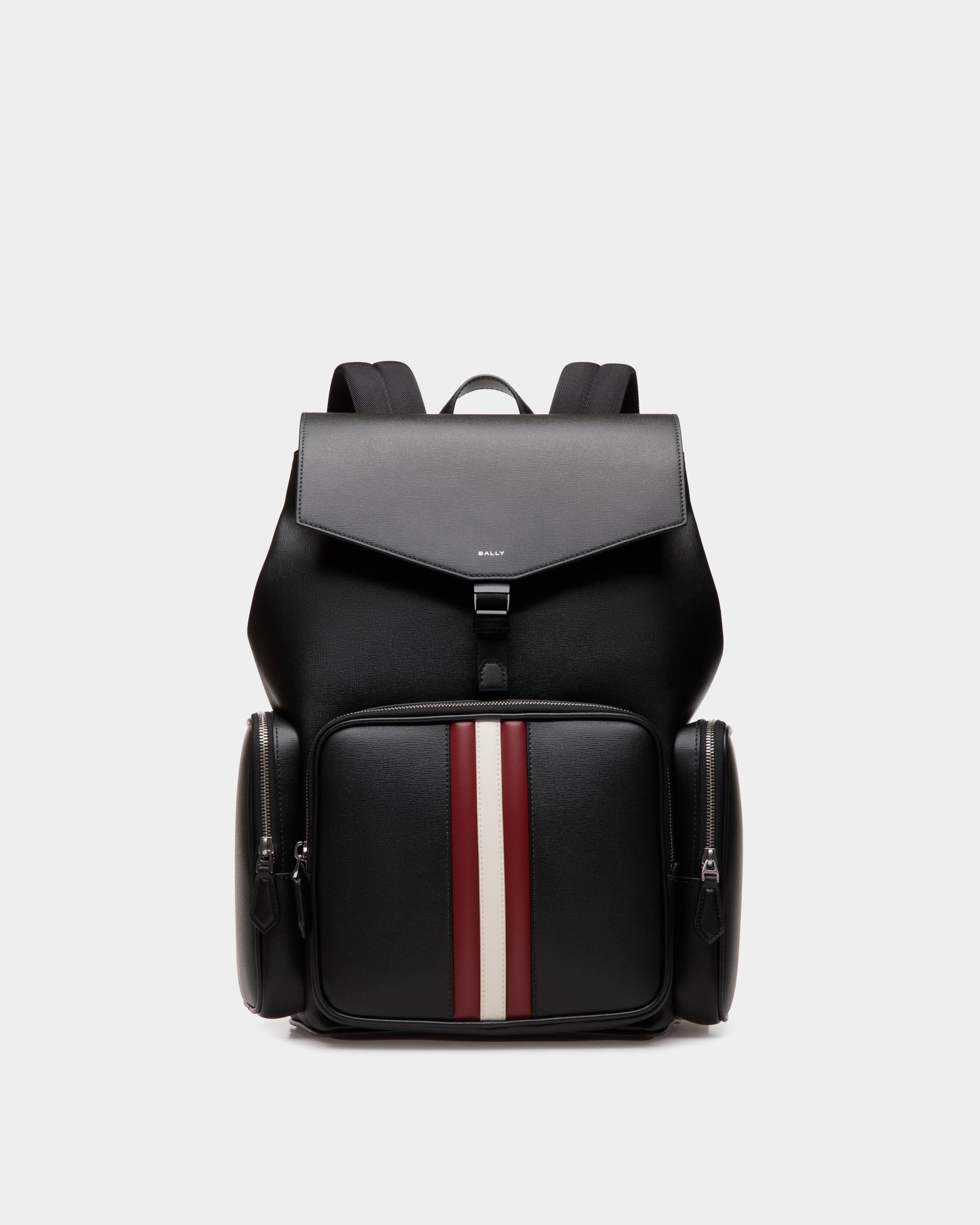 Mythos Rucksack Aus Recyceltem Leder In Schwarz - Herren - Bally - 01