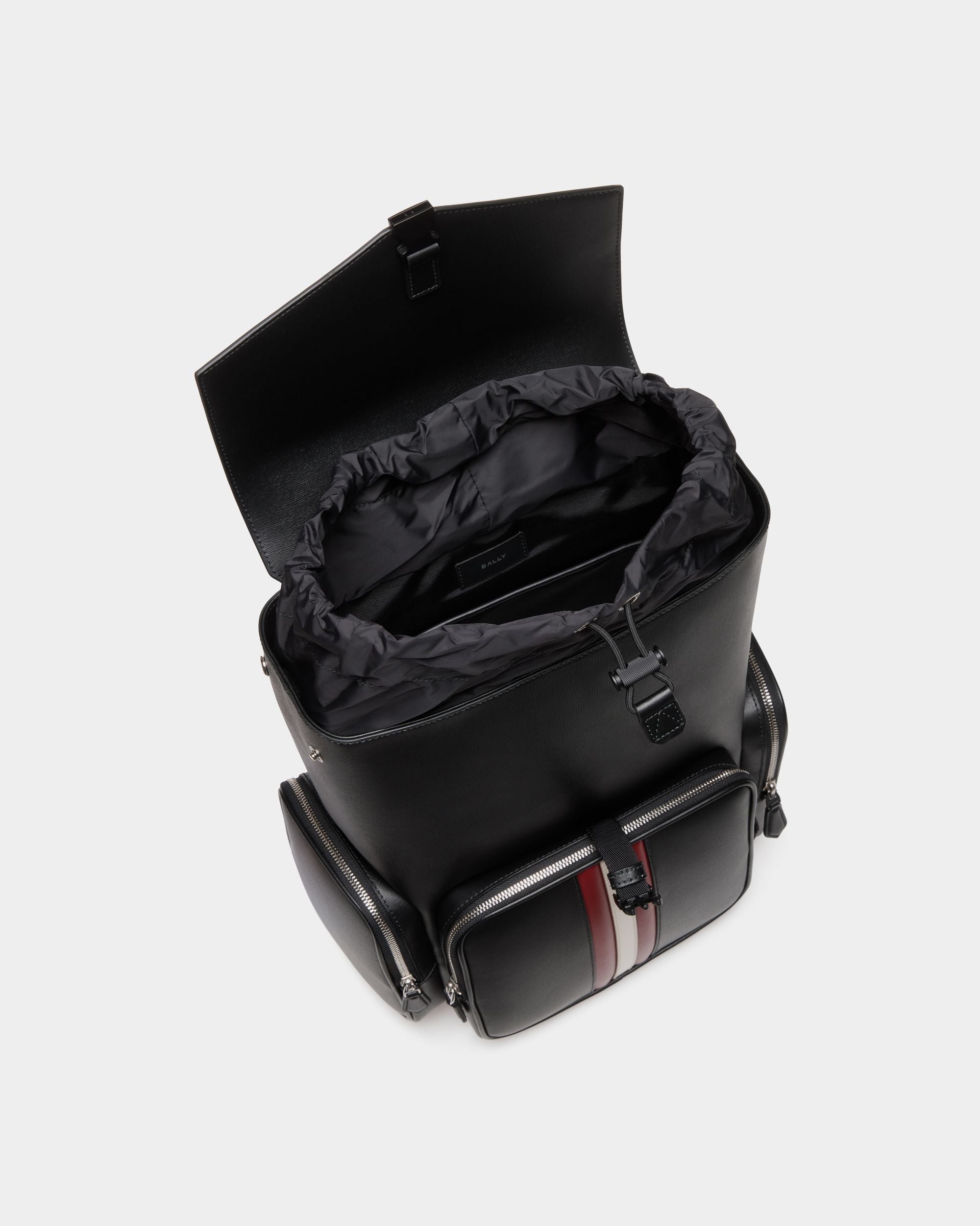 Mythos Rucksack Aus Recyceltem Leder In Schwarz - Herren - Bally - 05
