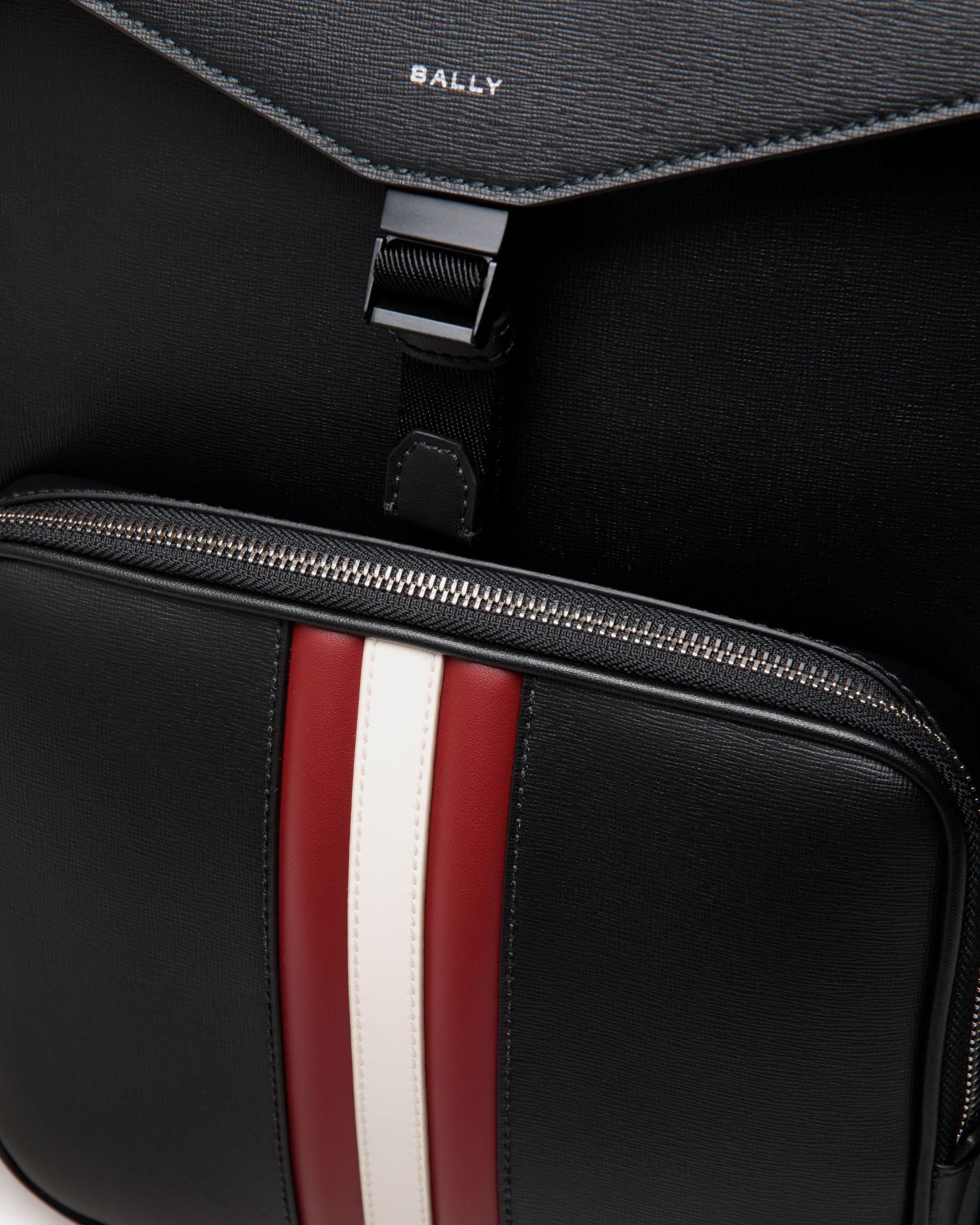 Mythos Rucksack Aus Recyceltem Leder In Schwarz - Herren - Bally - 06