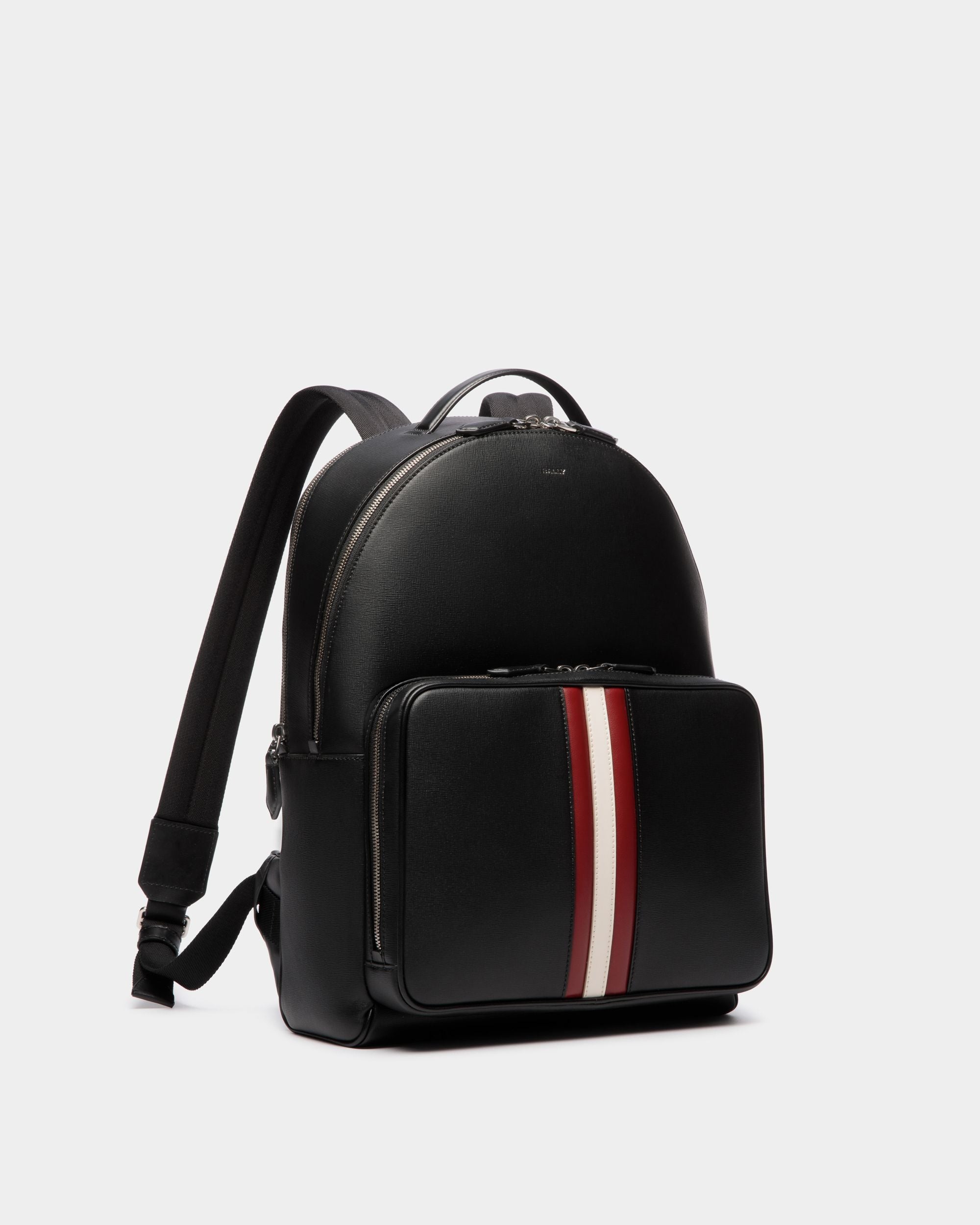 Mythos Rucksack Aus Recyceltem Leder In Schwarz - Herren - Bally - 04