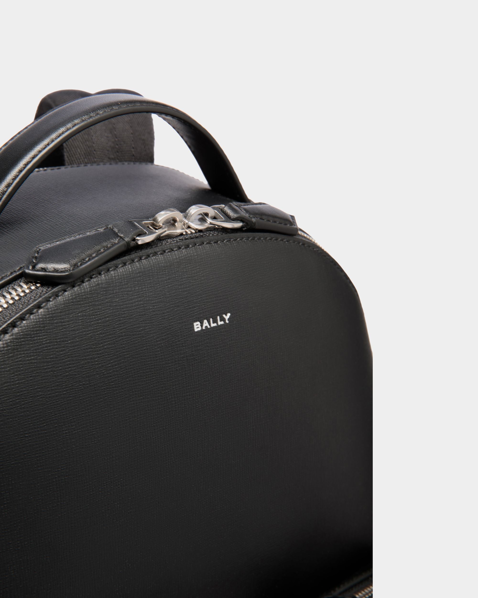 Mythos Rucksack Aus Recyceltem Leder In Schwarz - Herren - Bally - 05