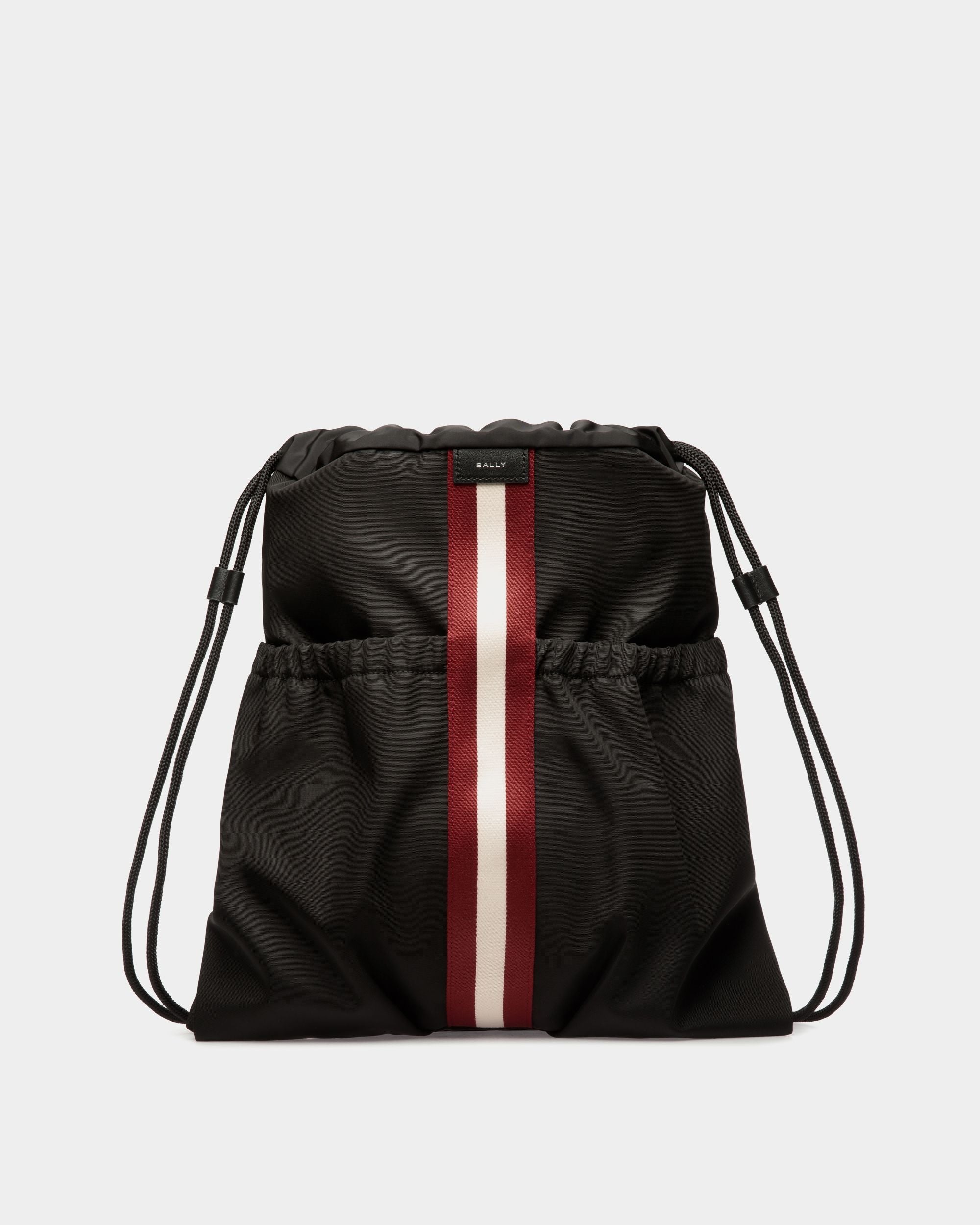 Code Backpack in Black Nylon - Homme - Bally - 01
