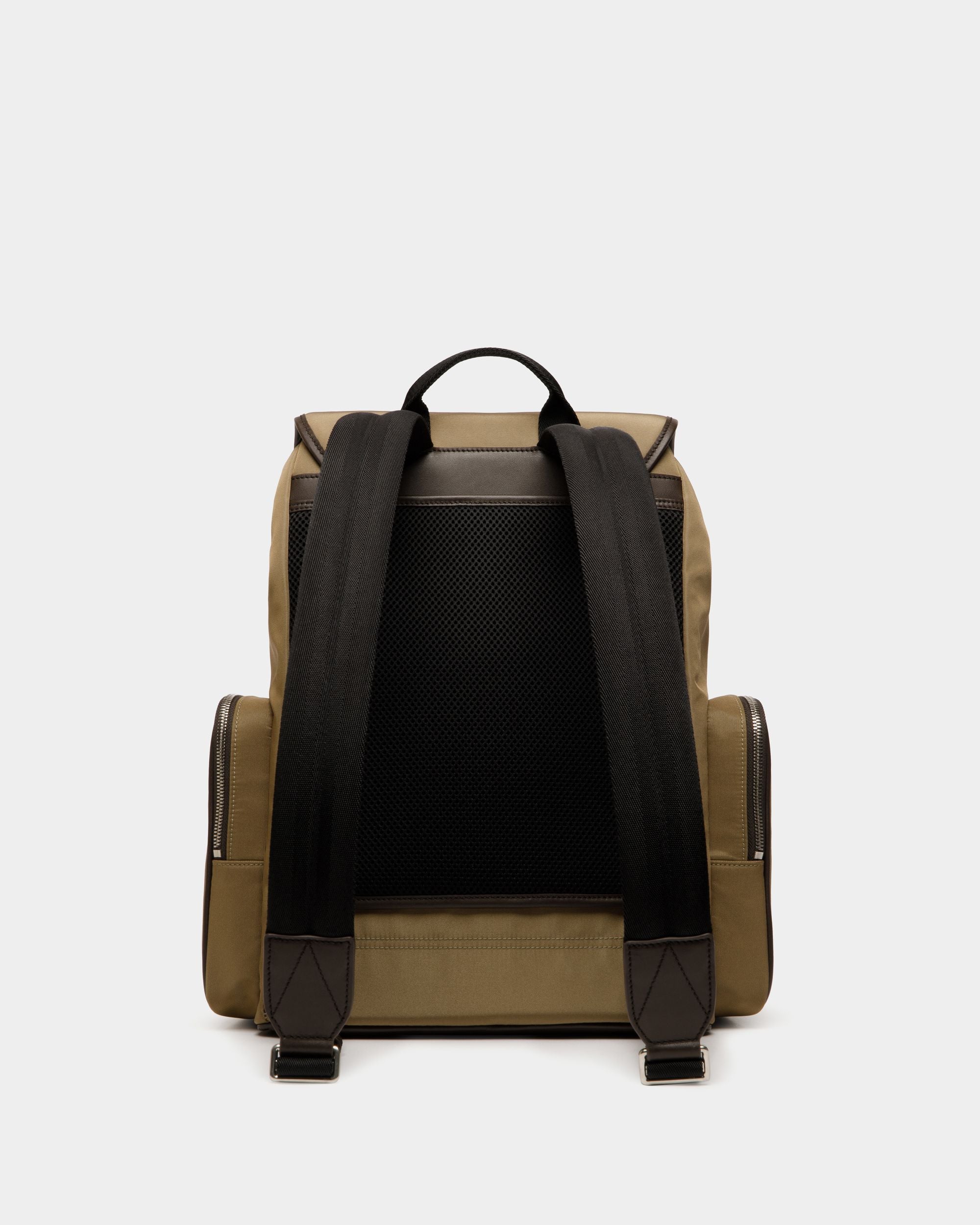 Sac À Dos Code En Nylon Camel - Homme - Bally - 02