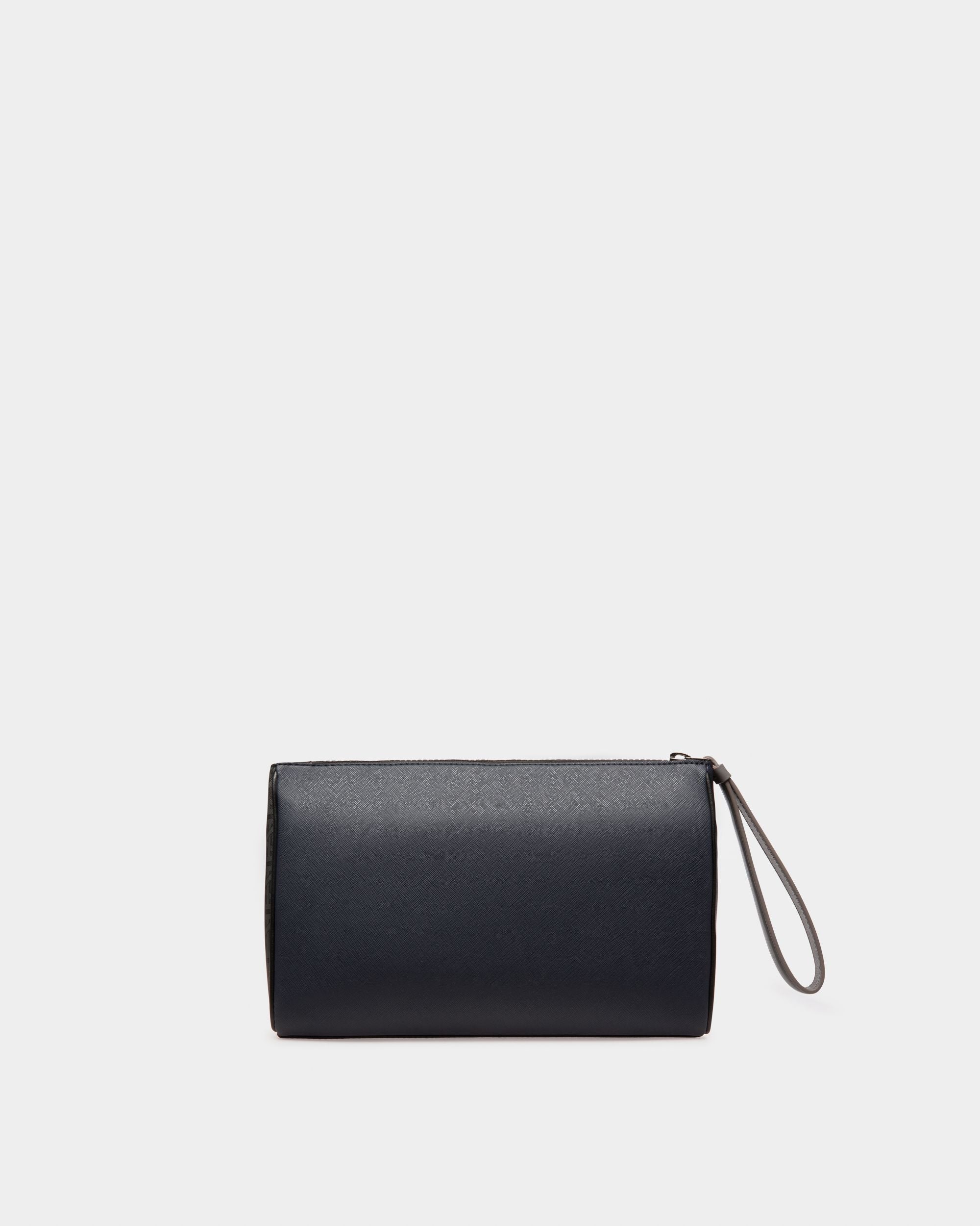 Makid Pochette En Cuir Bleu Marine - Homme - Bally - 03