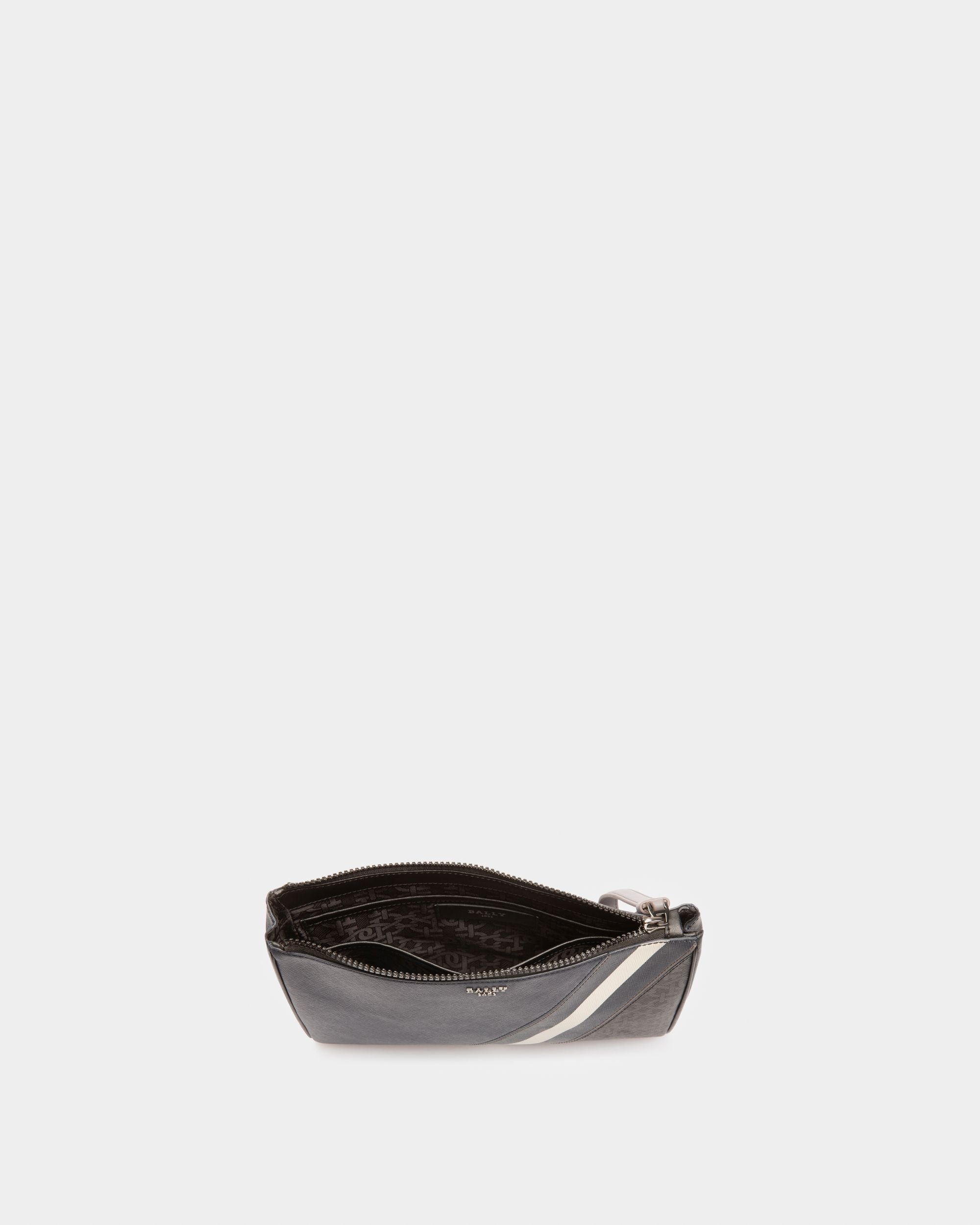 Makid Pochette En Cuir Bleu Marine - Homme - Bally - 04