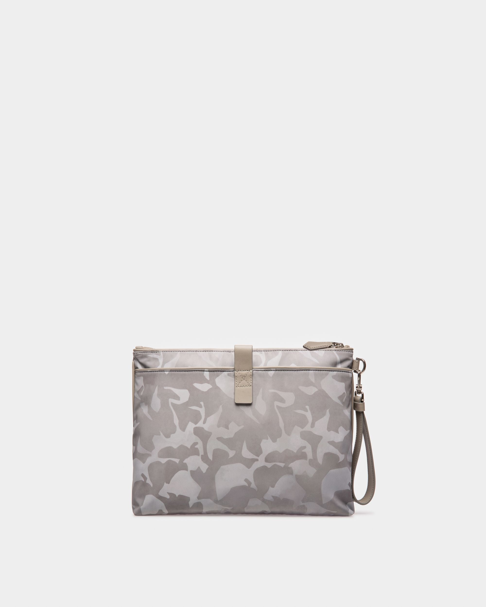 Fholler Cartera De Mano De Nailon Color Piedra - Hombre - Bally - 02