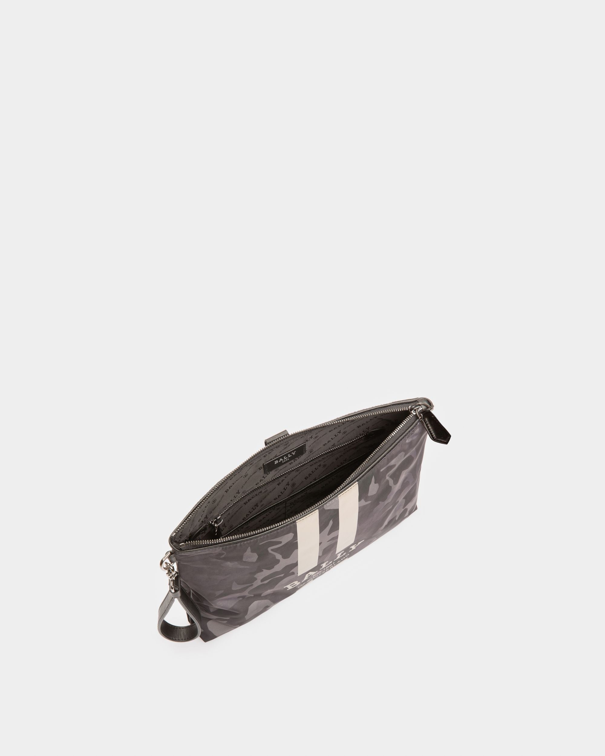 Fholler Cartera De Mano De Nailon En Negro - Hombre - Bally - 03