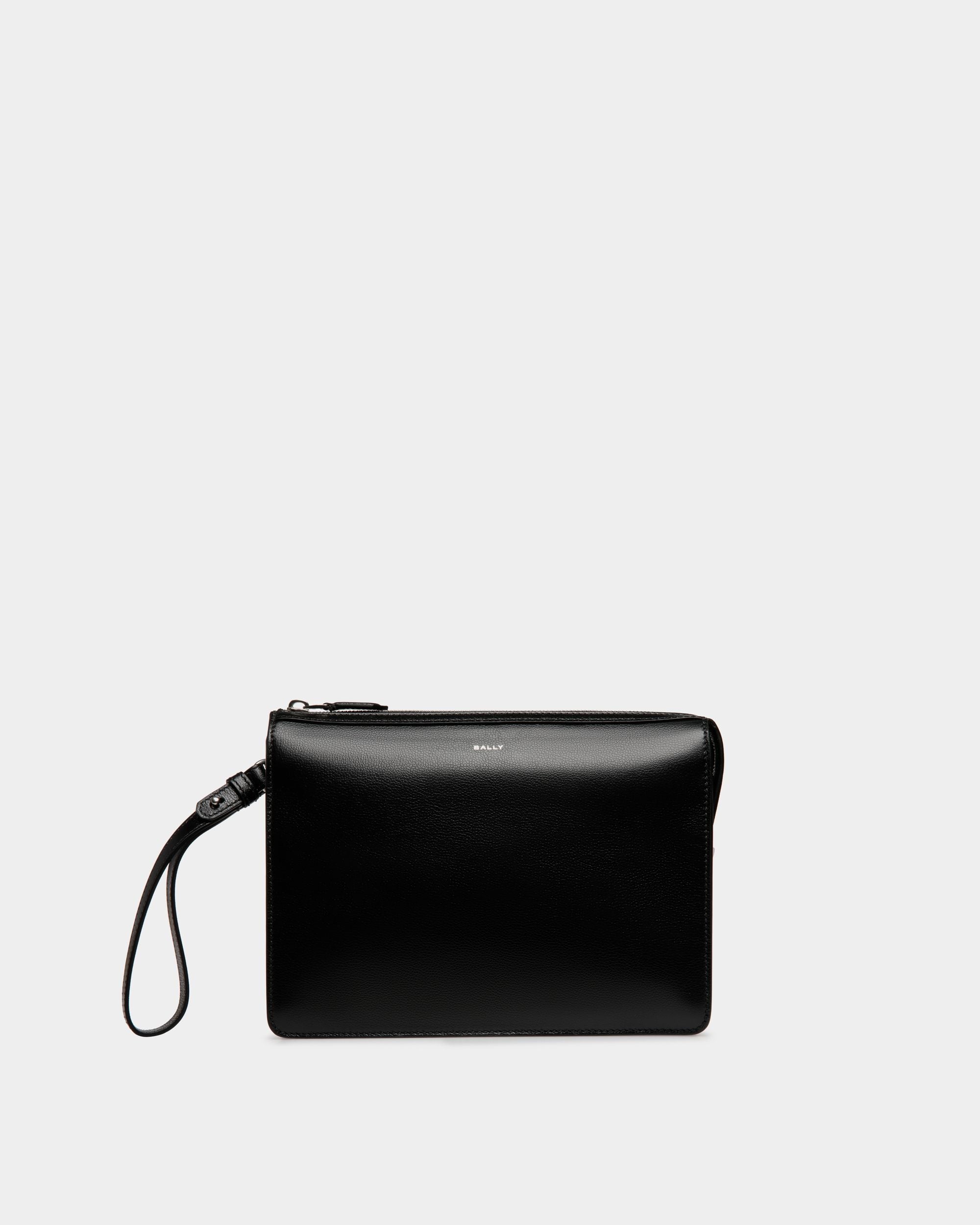 Banque Clutch Aus Leder in Schwarz - Herren - Bally - 01