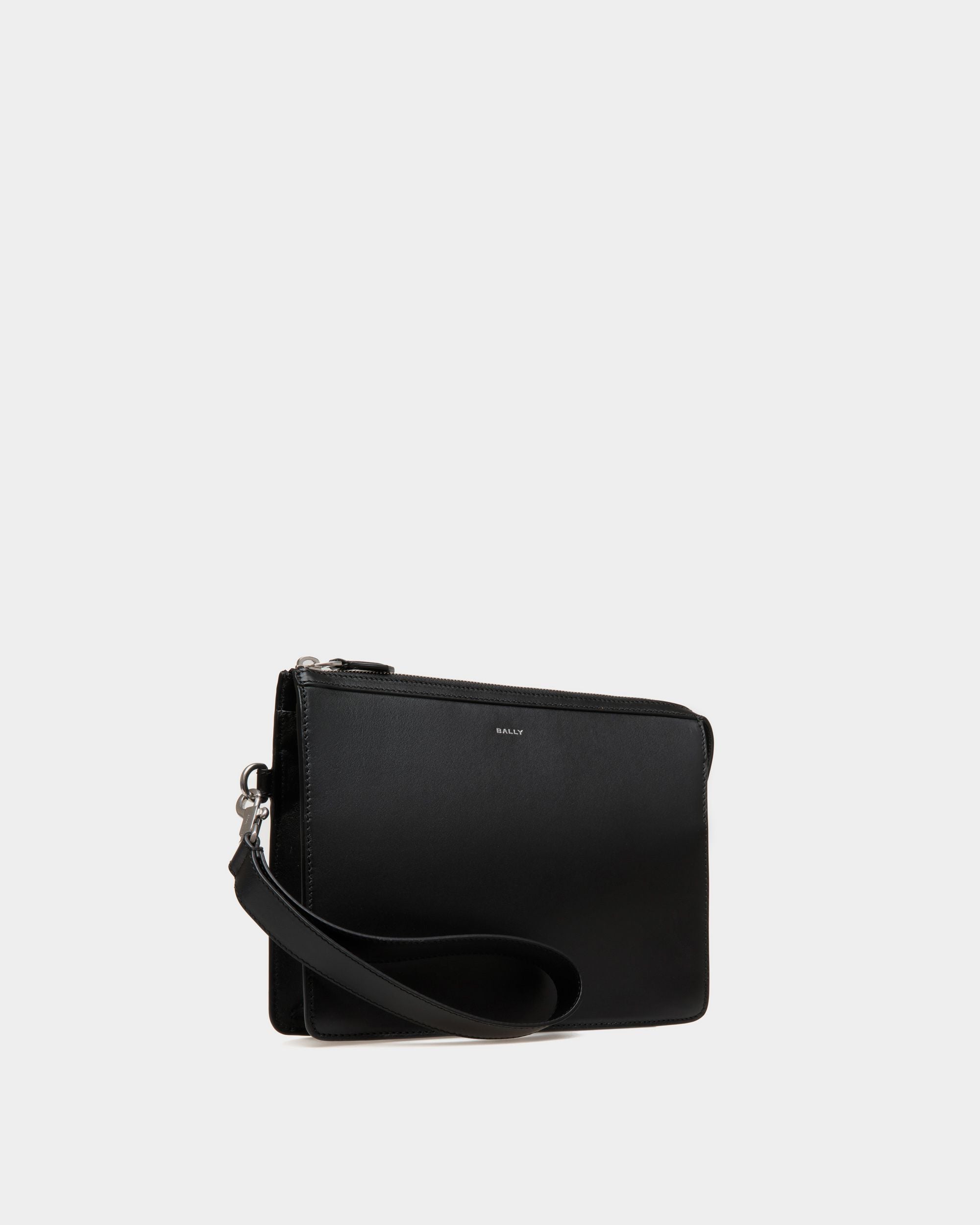 Pochette Busy Bally En Cuir Noir - Homme - Bally - 03