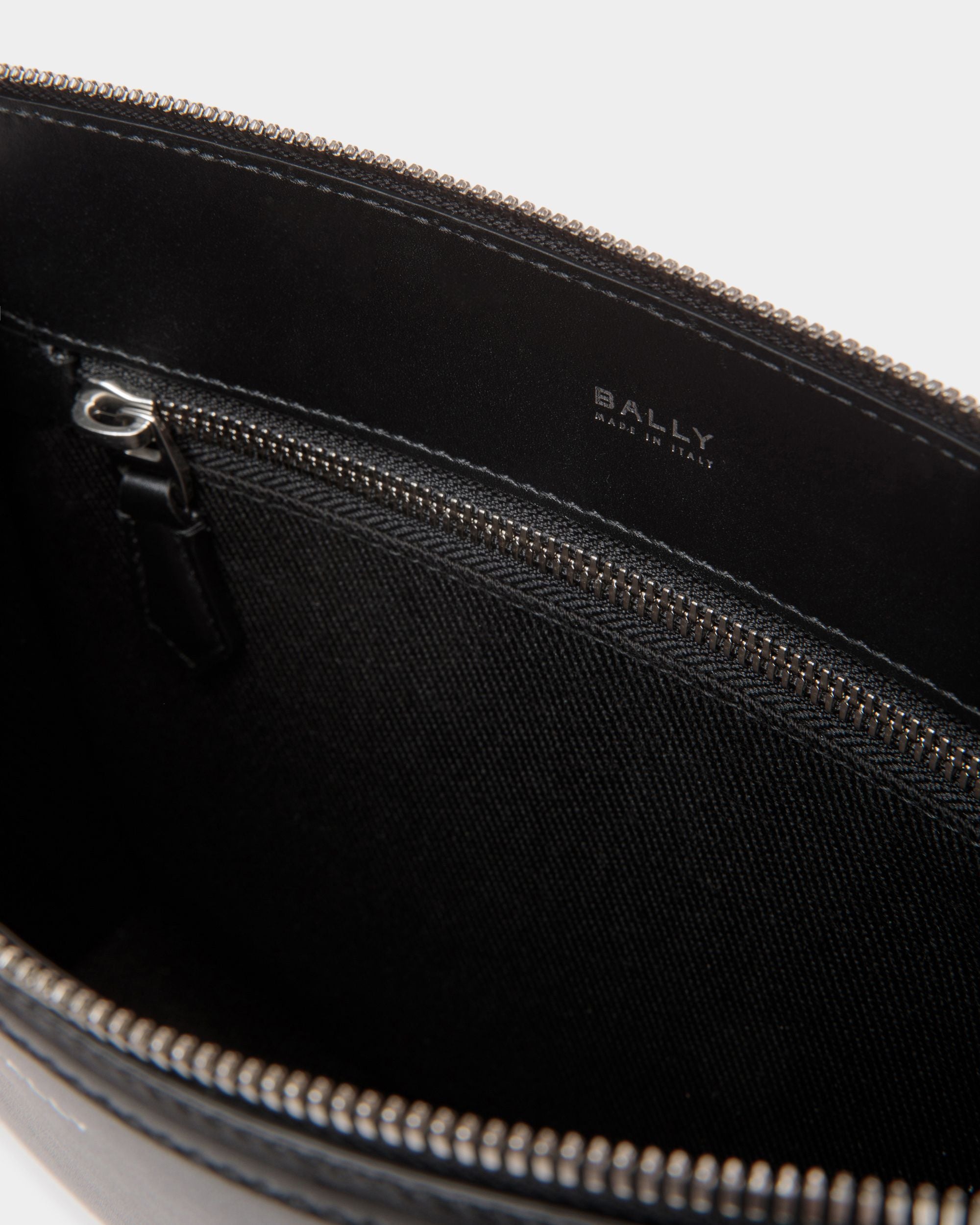 Pochette Busy Bally En Cuir Noir - Homme - Bally - 04