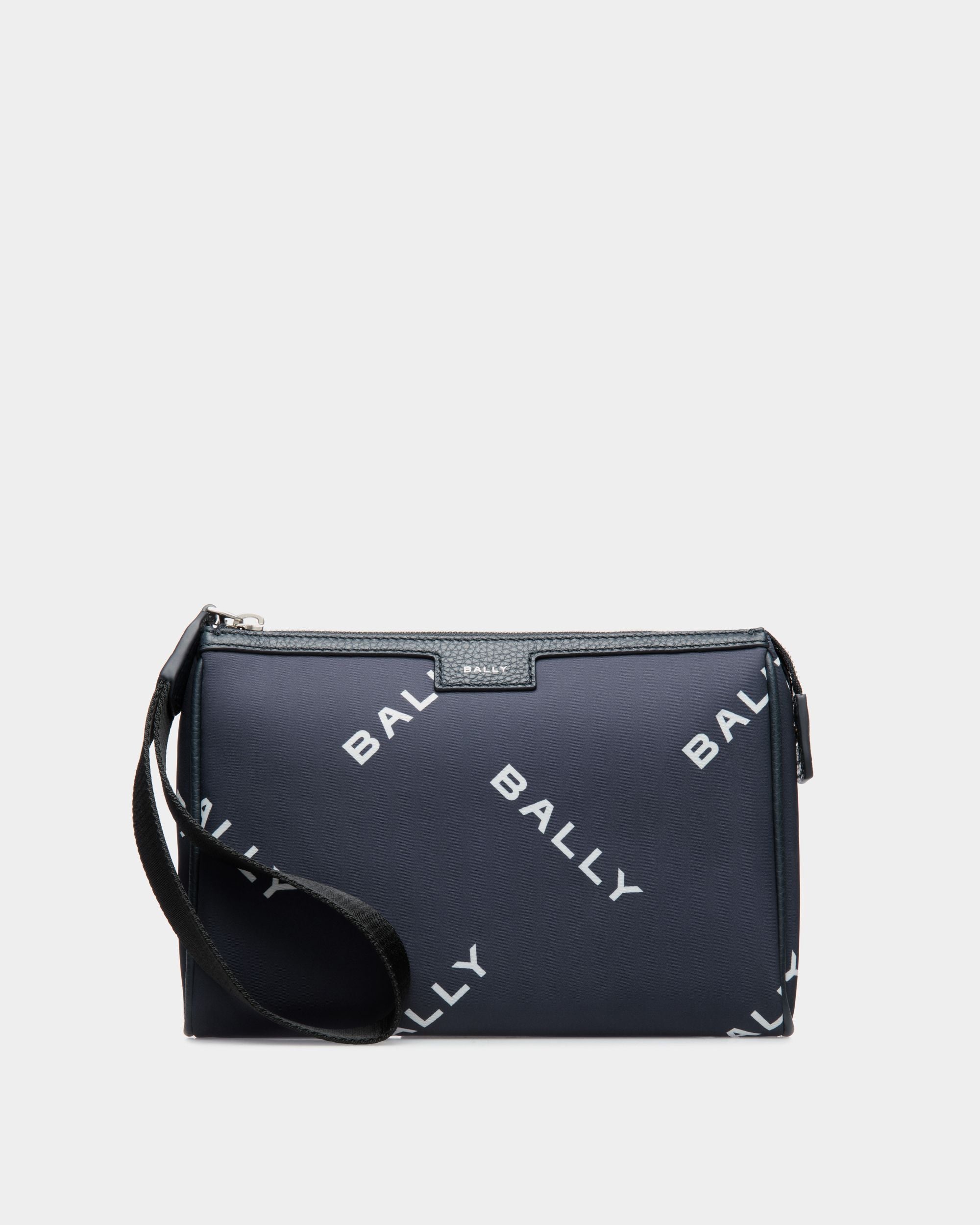 Pochette Code De Nailon Navy Blue - Hombre - Bally - 01