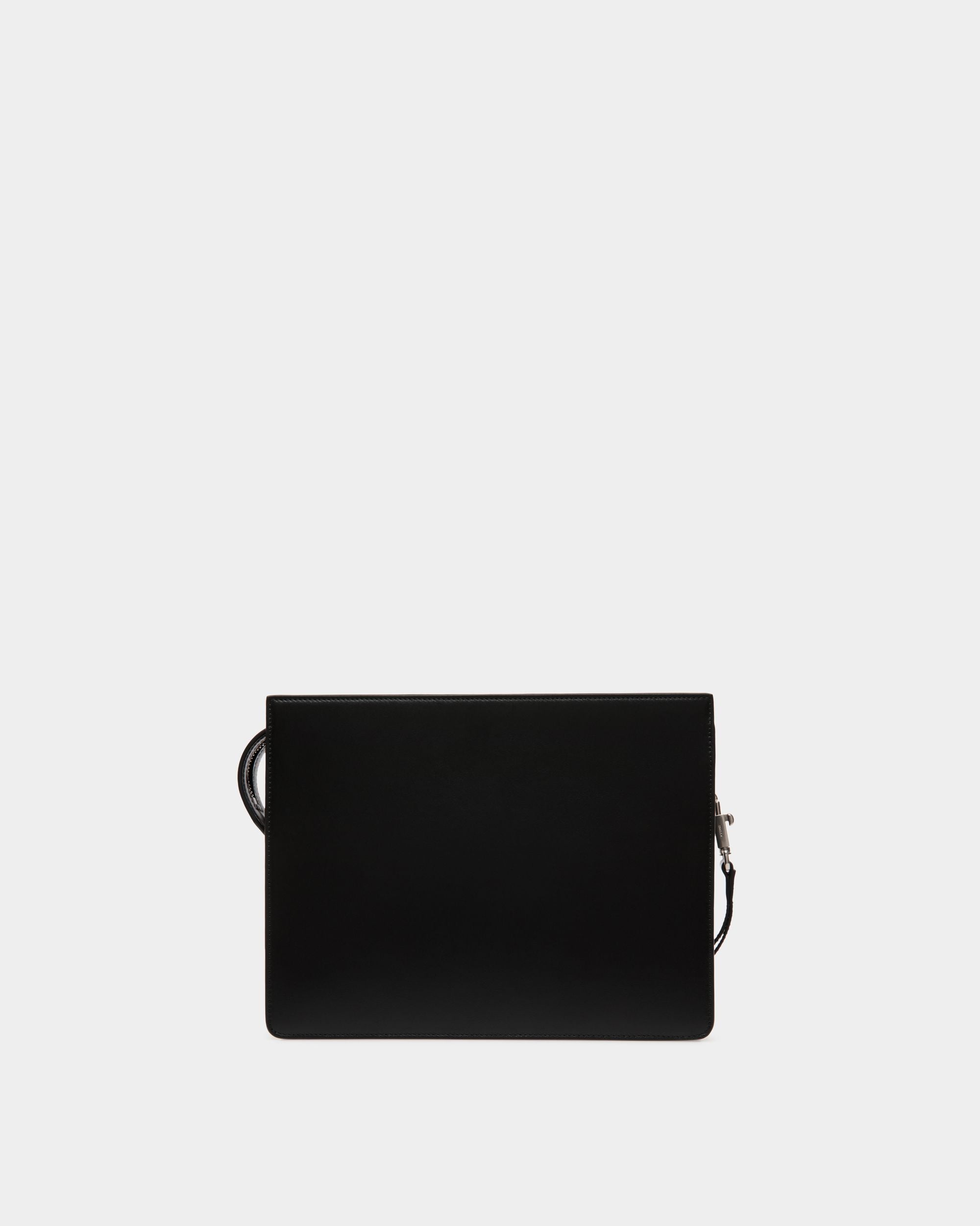 Pochette Deco En Cuir Noir - Homme - Bally - 02