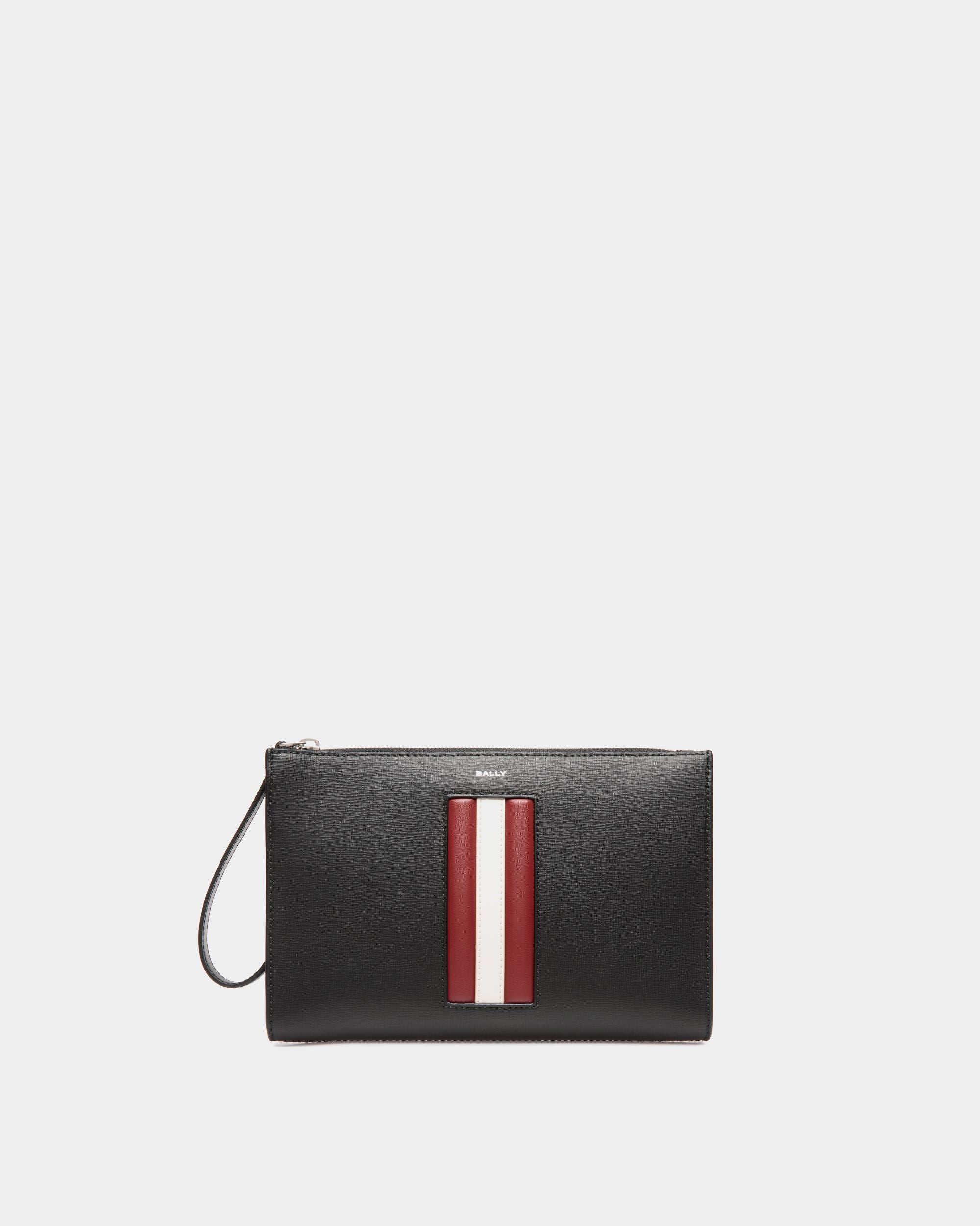 Mythos Pochette Aus Recyceltem Leder In Schwarz - Herren - Bally - 01