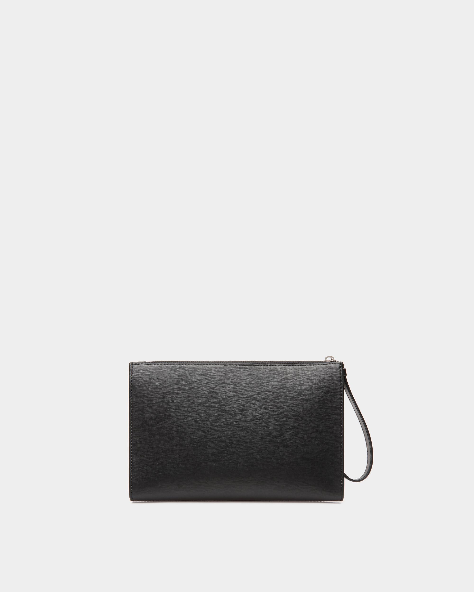 Mythos Pochette Aus Recyceltem Leder In Schwarz - Herren - Bally - 02