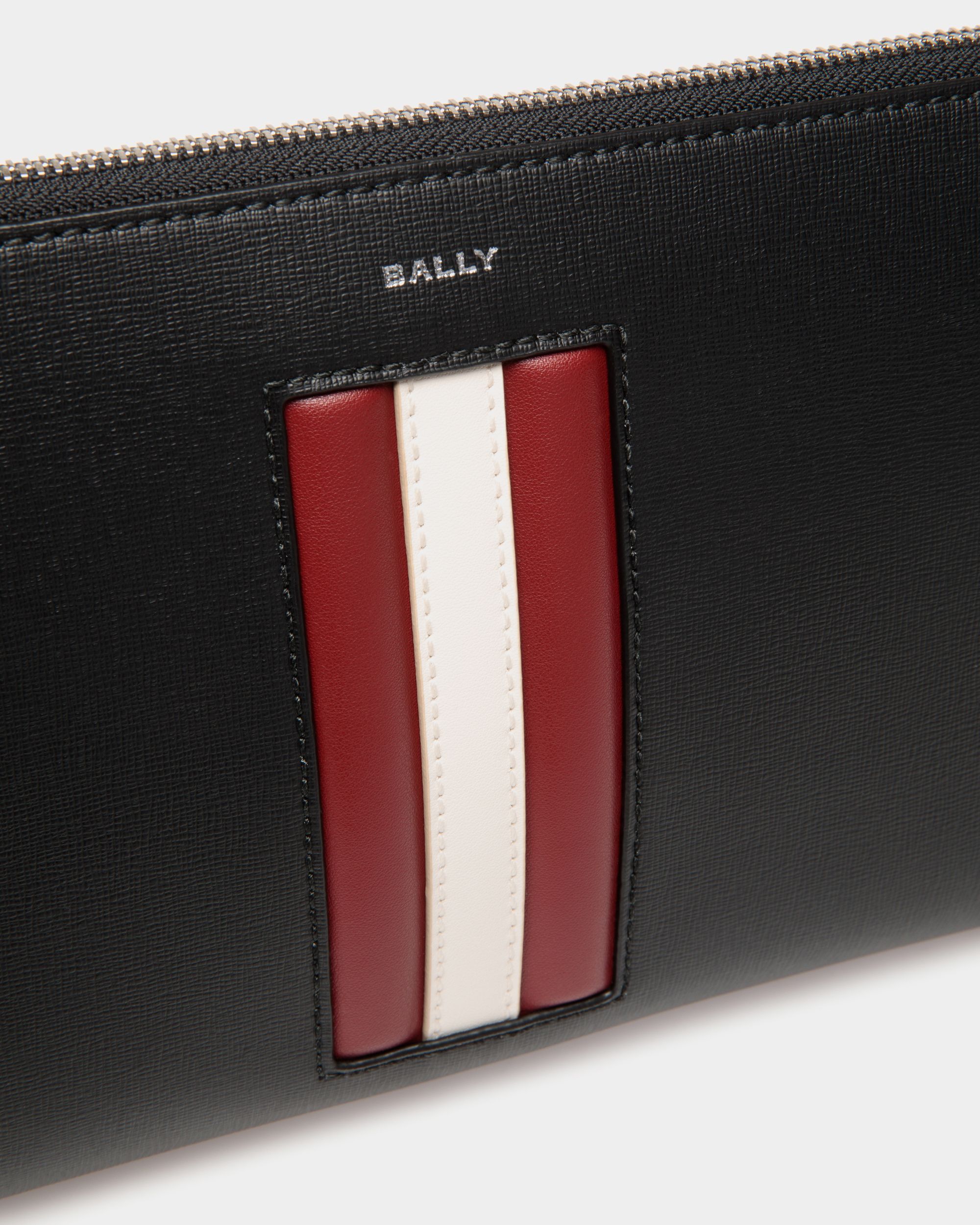 Mythos Pochette Aus Recyceltem Leder In Schwarz - Herren - Bally - 05