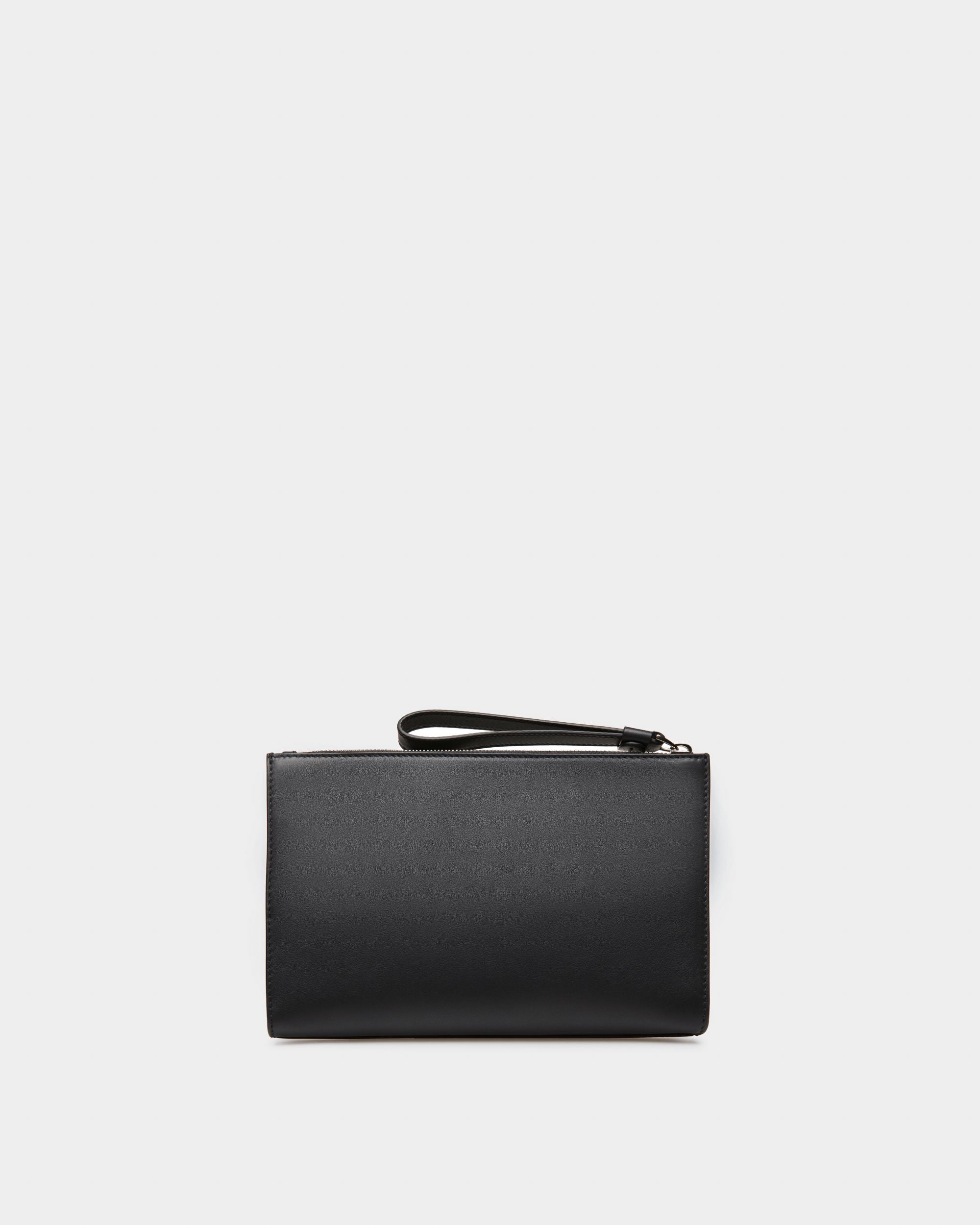Haig Cartera De Mano De Piel En Negro Y Verde - Hombre - Bally - 02